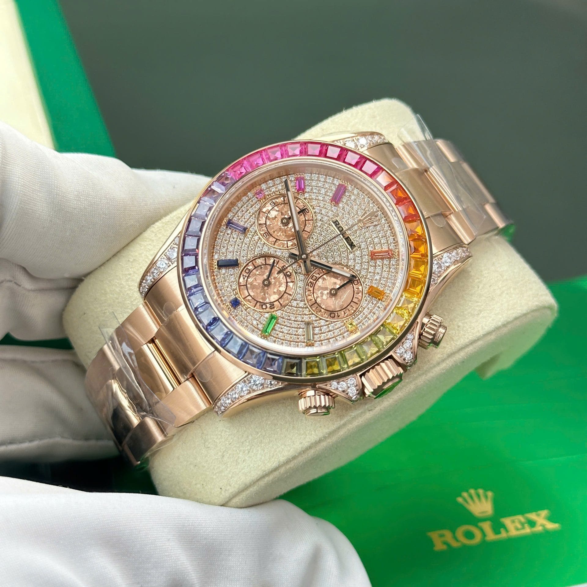 Rolex Cosmograph Daytona 116595 Rainbow Super Clone Watch BT Factory 40mm - Image 3