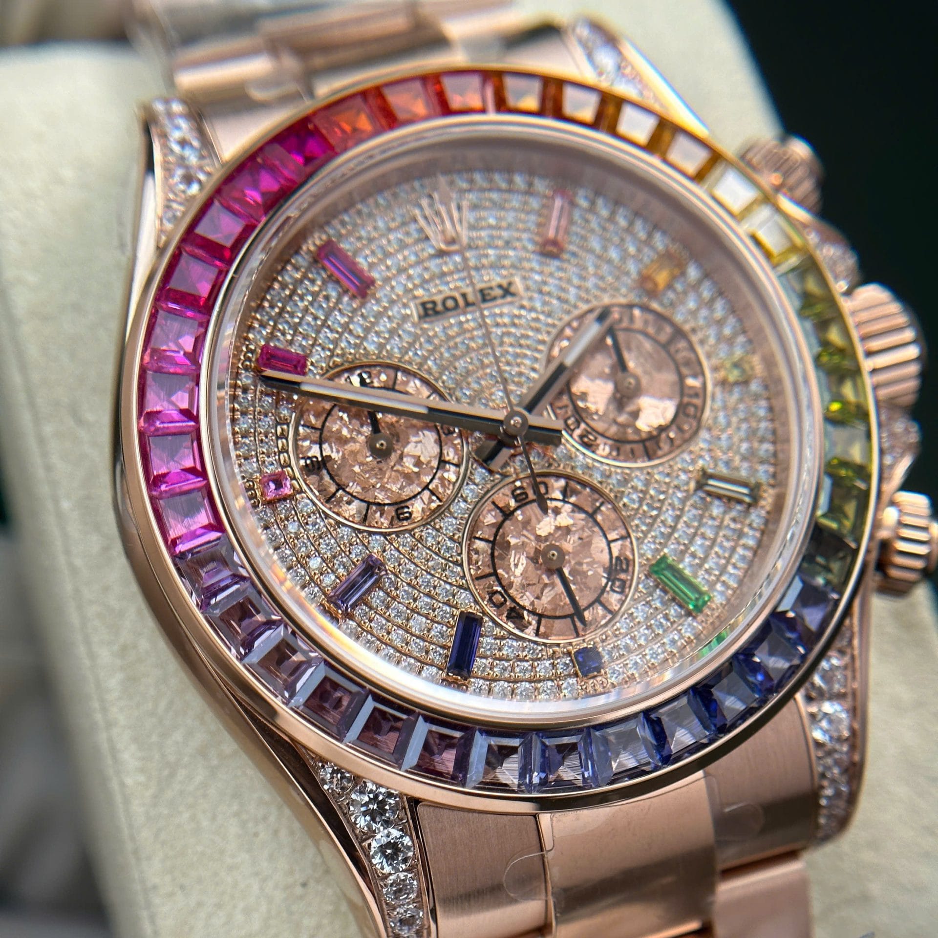 Rolex Cosmograph Daytona 116595 Rainbow Super Clone Watch BT Factory 40mm - Image 5