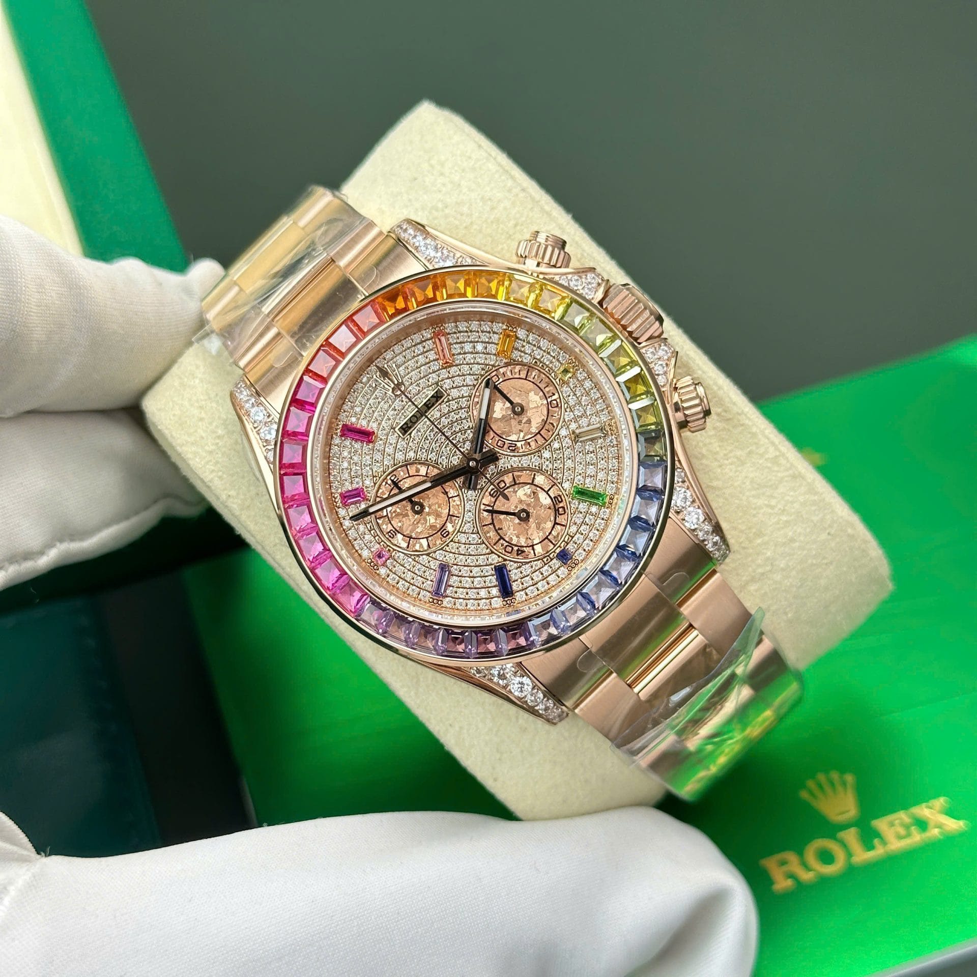 Rolex Cosmograph Daytona 116595 Rainbow Super Clone Watch BT Factory 40mm - Image 2