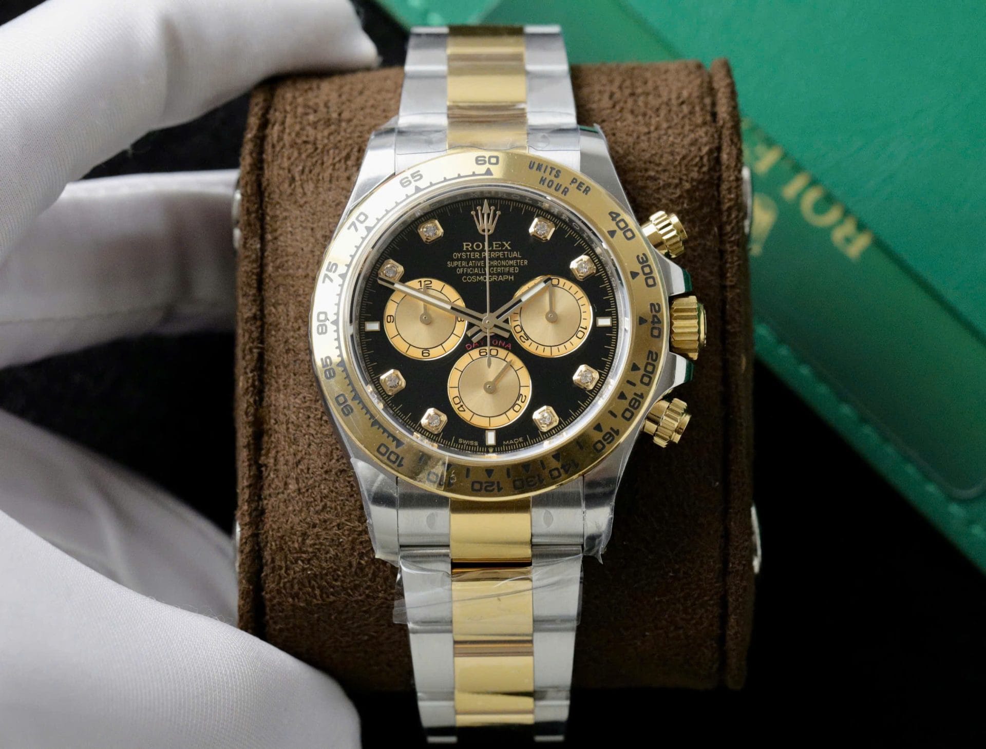 Rolex Cosmograph Daytona 126503 Super Clone Watch Black Dial Oyster Strap 40mm