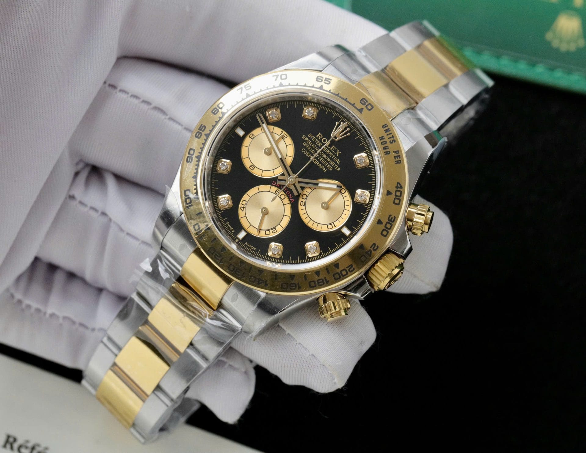 Rolex Cosmograph Daytona 126503 Super Clone Watch Black Dial Oyster Strap 40mm - Image 3