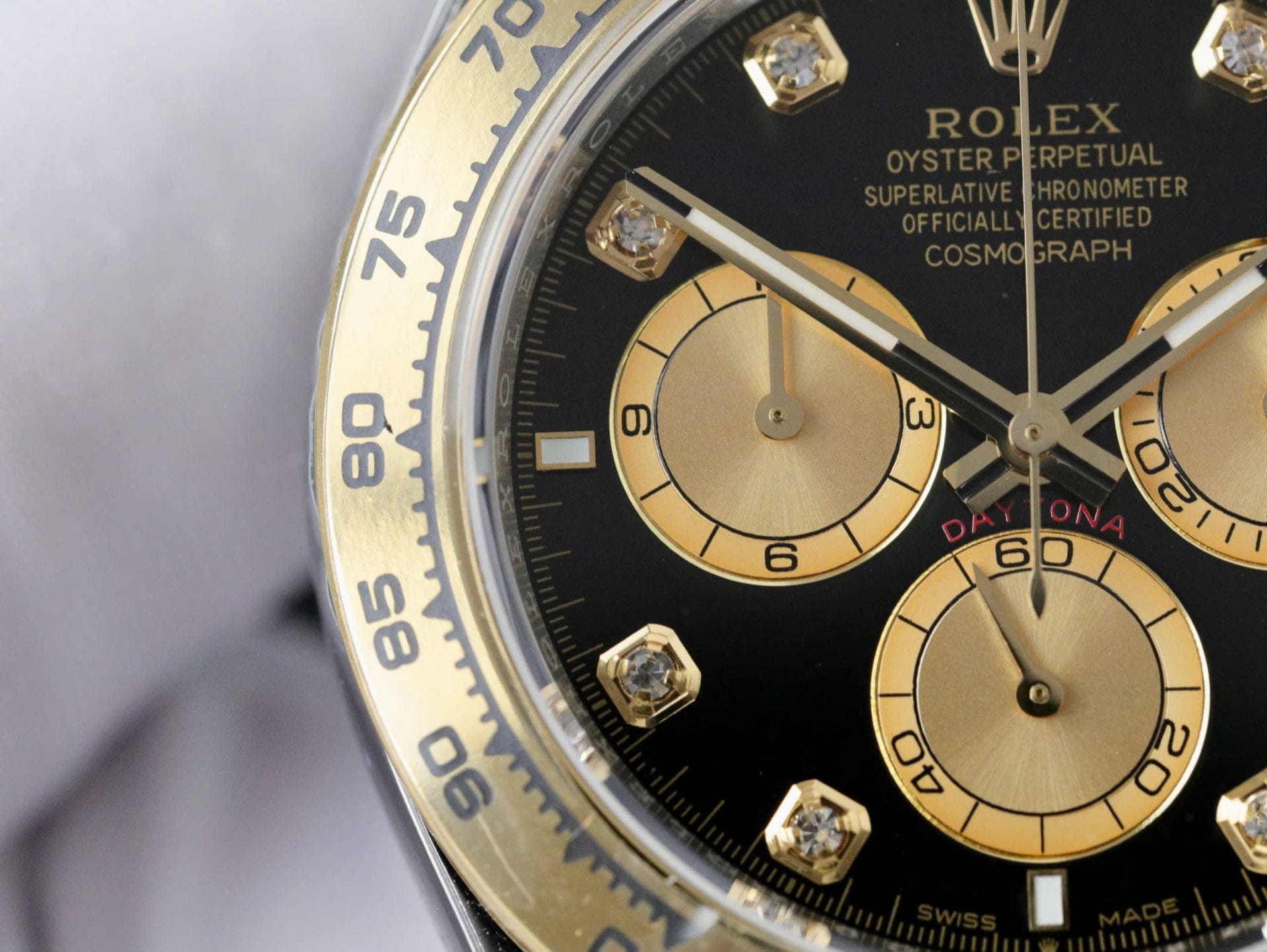 Rolex Cosmograph Daytona 126503 Super Clone Watch Black Dial Oyster Strap 40mm - Image 7