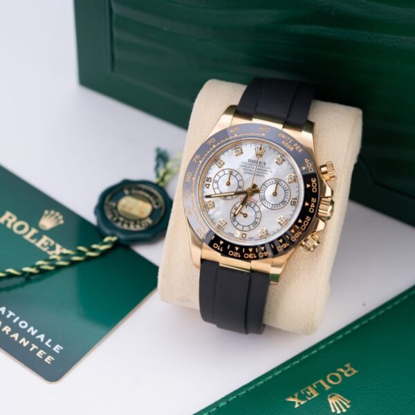 Dong Ho Rolex Cosmograph Daytona Do Mat Vo Trai Clean 40mm 2 scaled 1