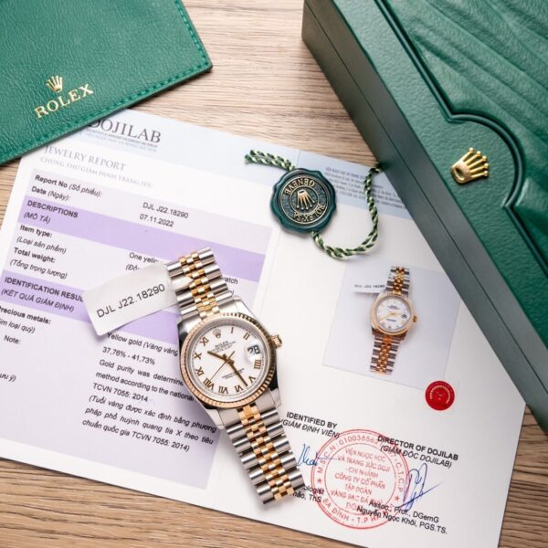 Dong Ho Rolex DateJust 126233 Boc Vang That Nha May GM 36mm 6 1
