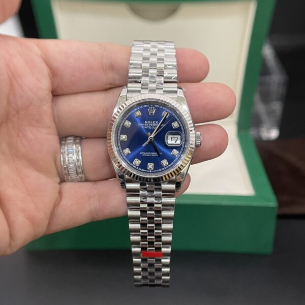 Dong Ho Rolex DateJust 126234 Mat So Xanh Blue Nha May VS 36mm 3 1