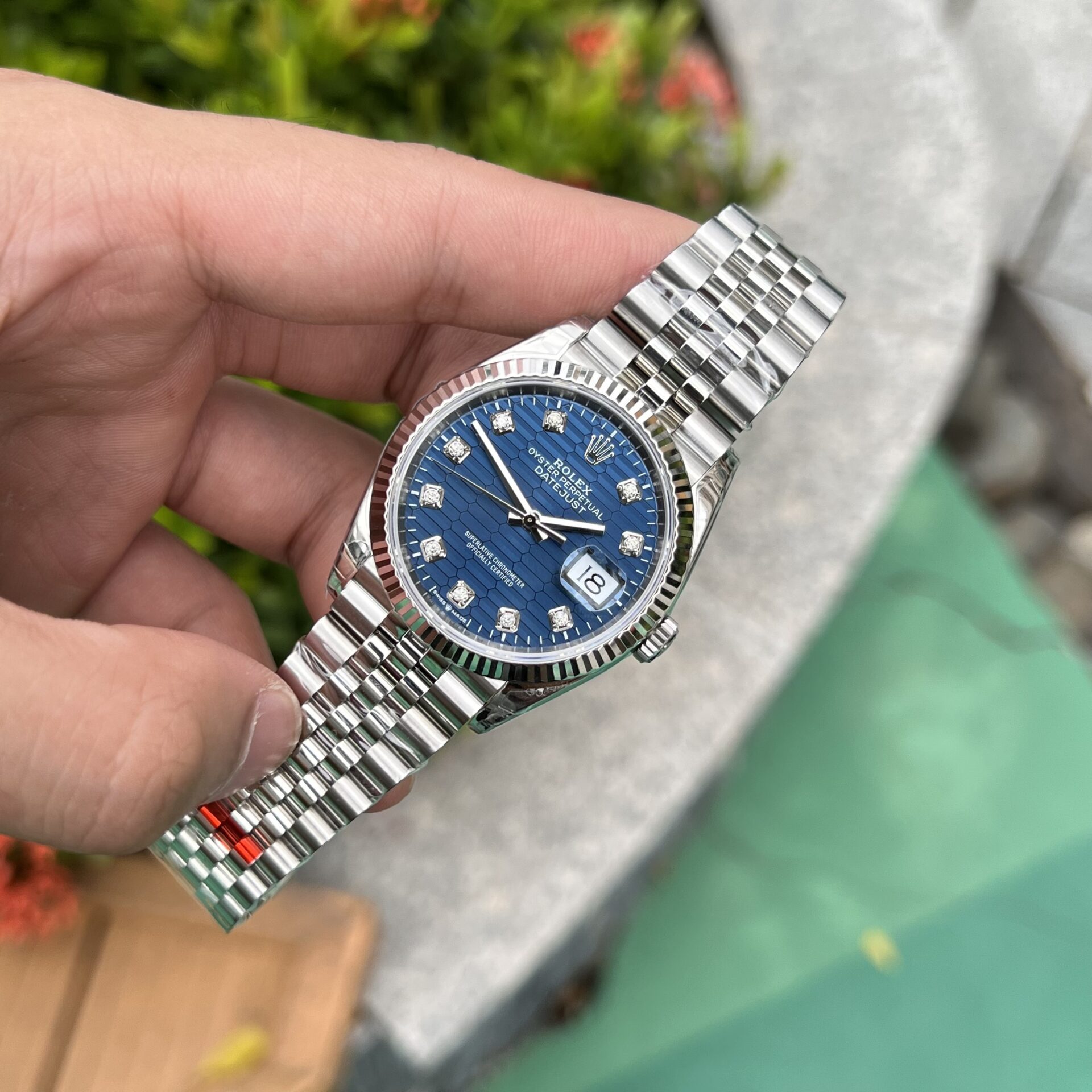 Rolex DateJust 126234 Super Clone 1:1 Watch Blue Dial VS Factory 36mm - Image 2