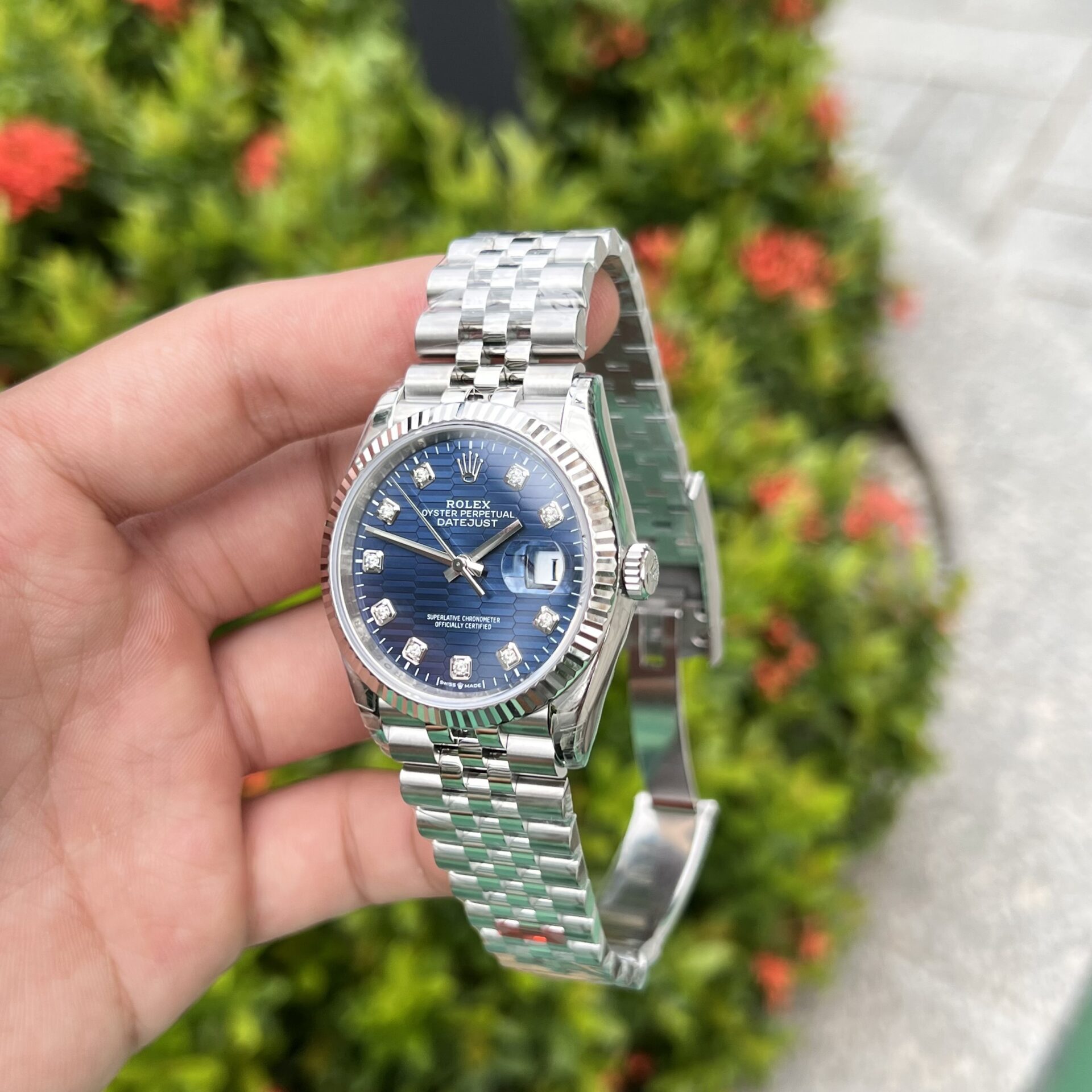 Rolex DateJust 126234 Super Clone 1:1 Watch Blue Dial VS Factory 36mm - Image 4