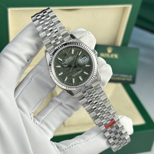 Dong Ho Rolex DateJust 126234 Replica 11 Mat Cay La Xanh VSF 1 1