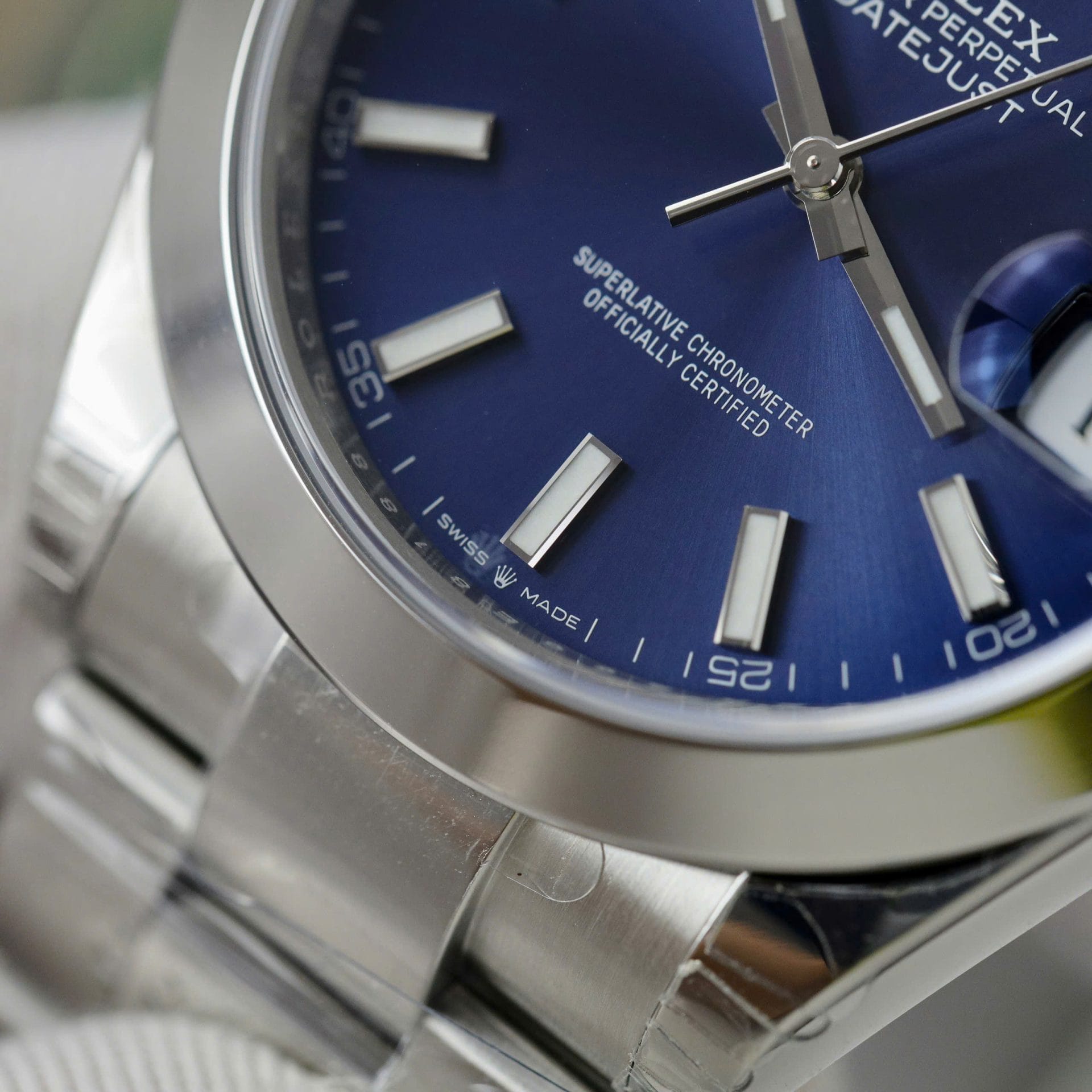 Rolex DateJust 126300 Super Clone Watches Dial Blue Oyster Strap VS Factory 41mm - Image 4