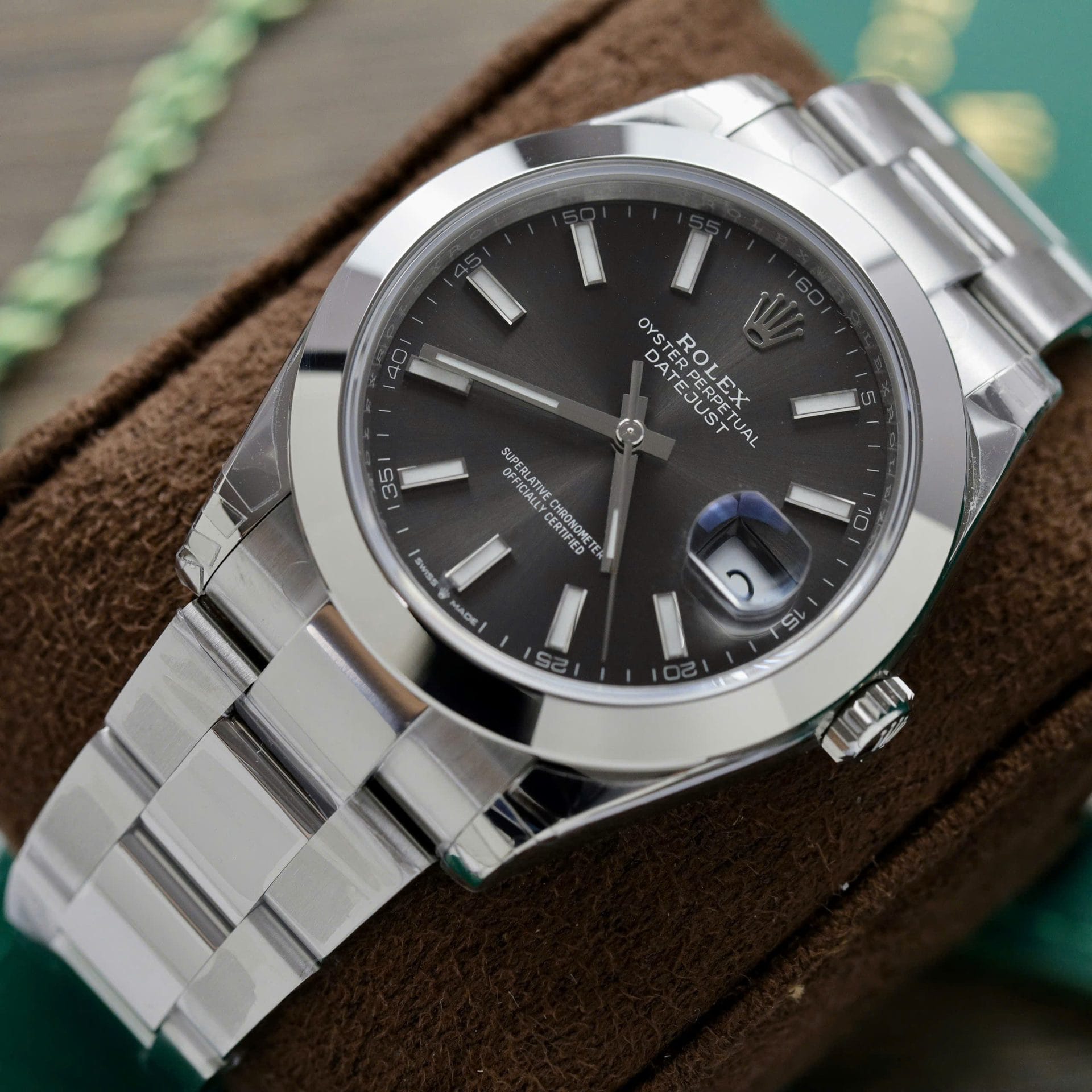Rolex DateJust 126300 Super Clone Watch Men Dial Gray VS Factory 41mm - Image 3