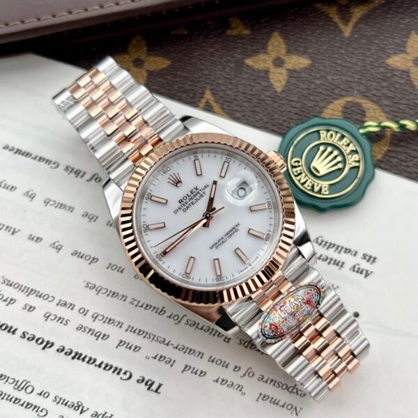 Dong Ho Rolex DateJust 126331 Rep 11 Mat Da Su Nha May Clean 41mm 2 1
