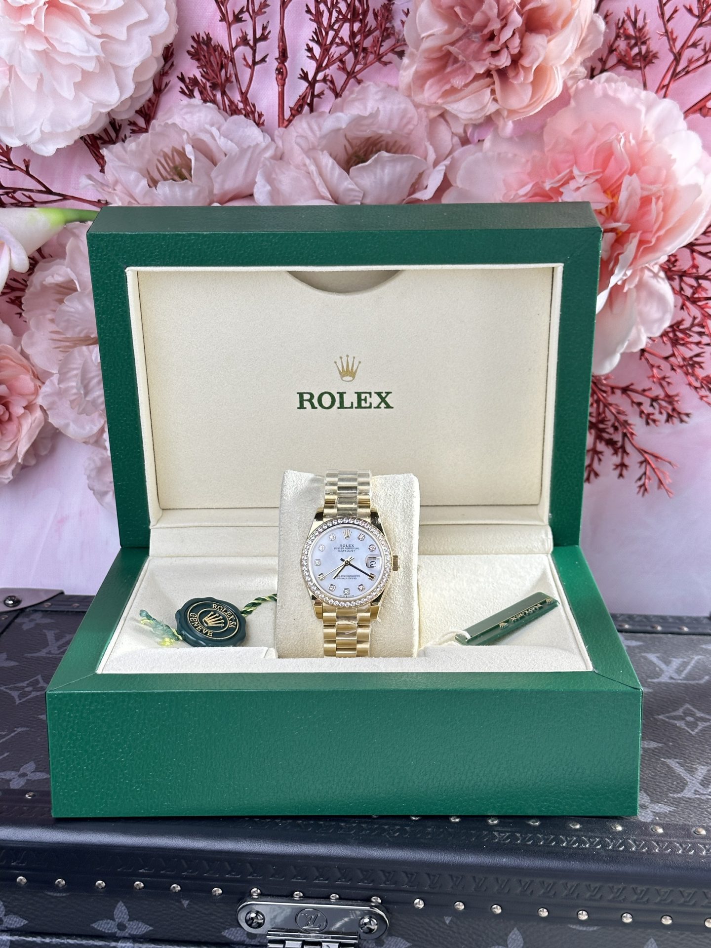 Rolex DateJust 278288 Super Clone Watch President Strap Diamond Bezel 31mm - Image 4