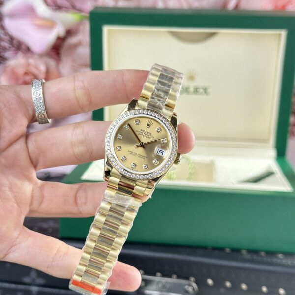 Dong Ho Rolex DateJust 278288 Replica 11 Nu Mat So Champagne 31mm 4 1