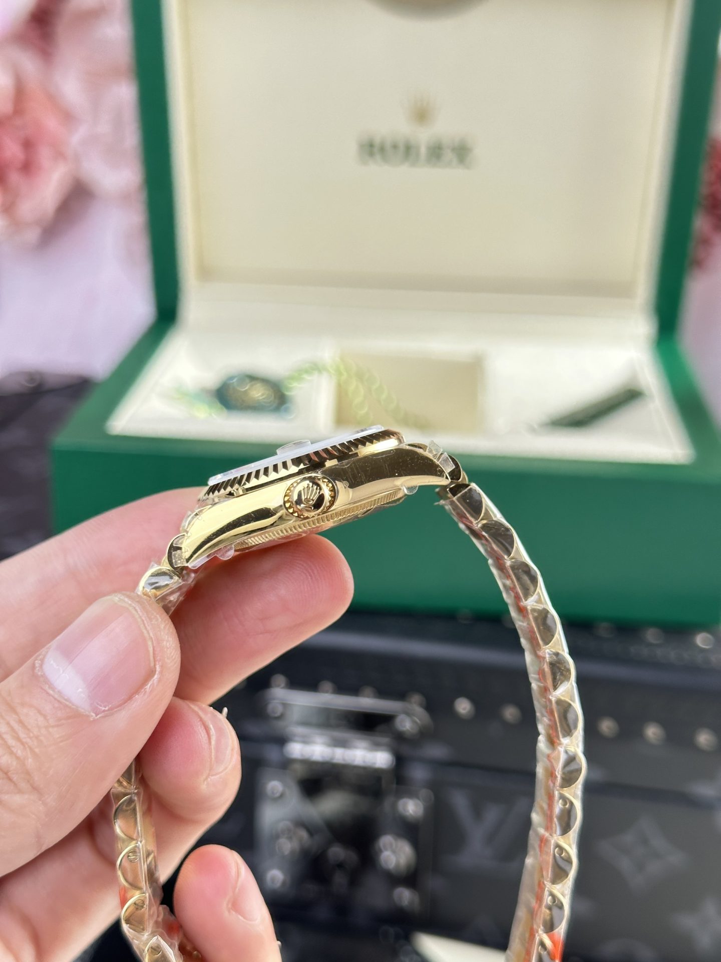 Rolex Super Clone DateJust 278288 Olive Flower Pattern Dial 31mm - Image 5