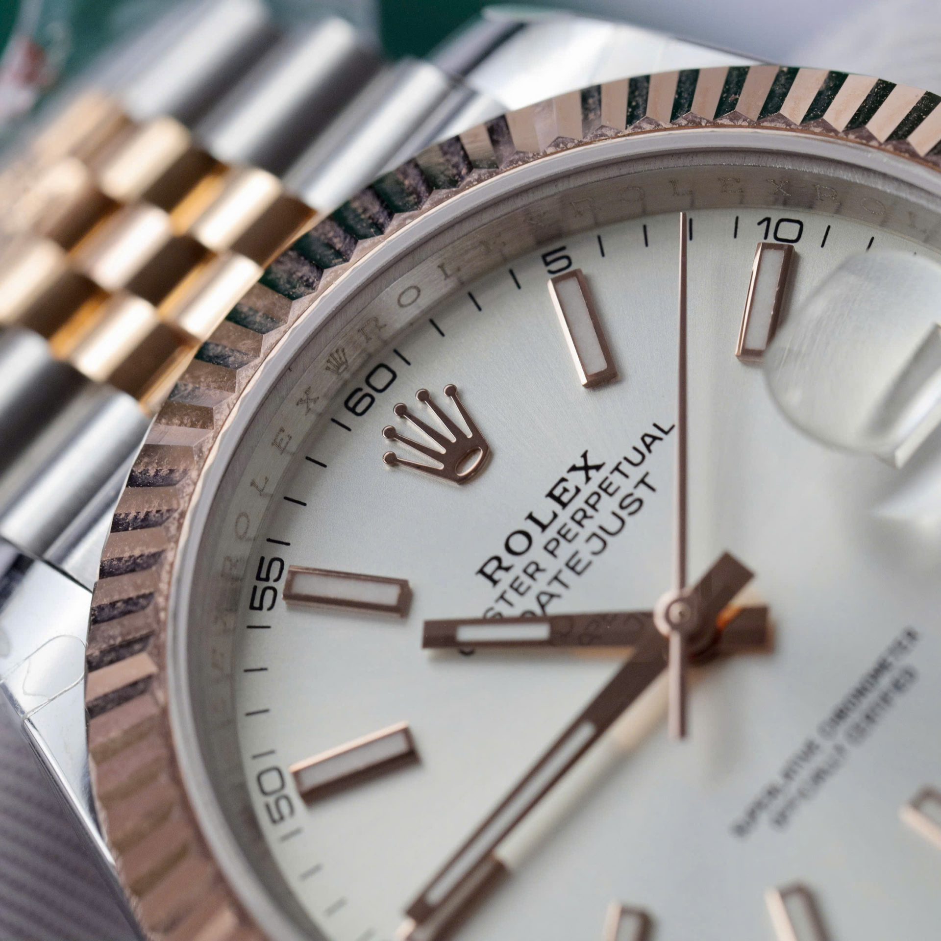 Rolex DateJust Super Clone Watch Gold Wrapped Jubilee Strap GM Factory 41mm - Image 6