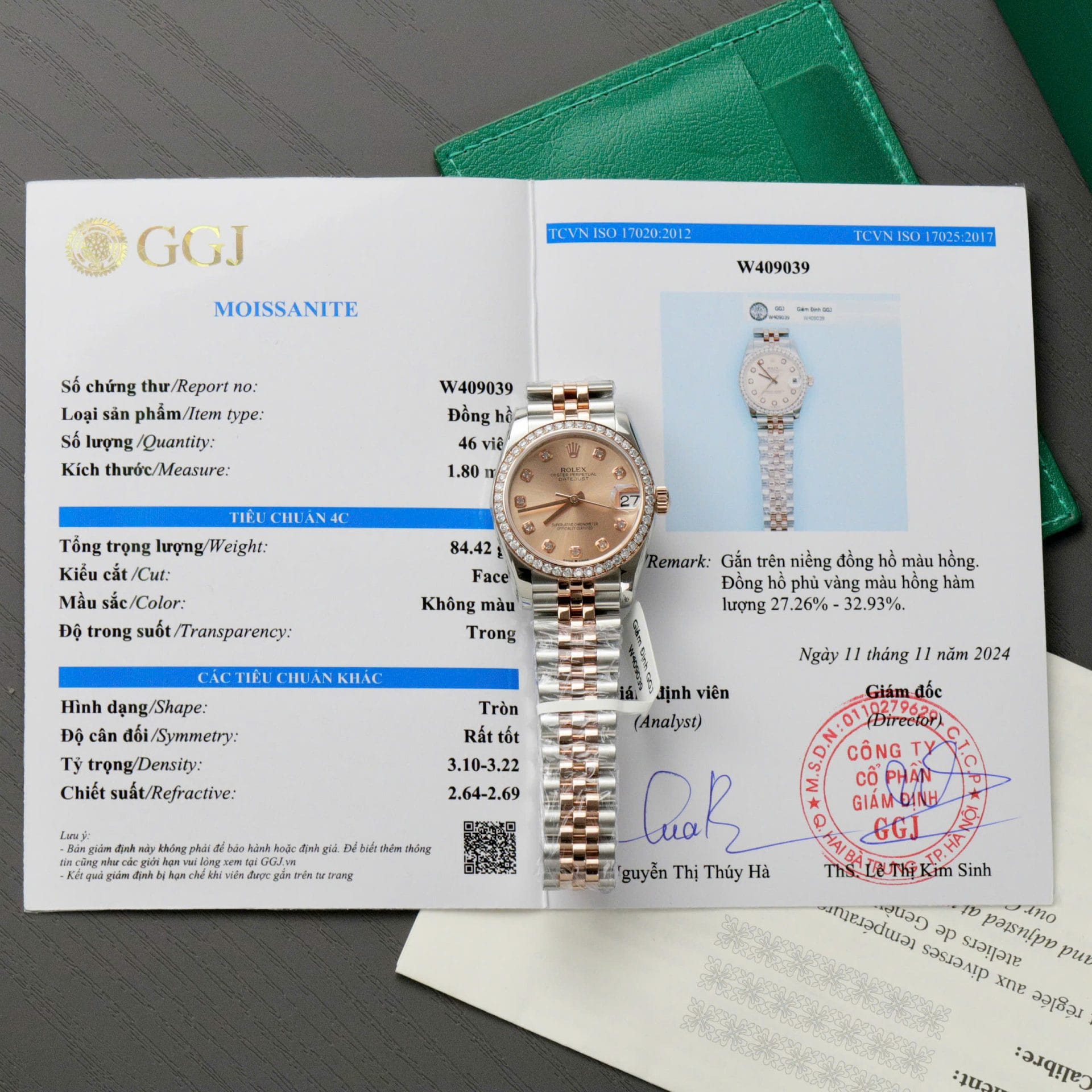 Rolex DateJust Super Clone Watch Custom Moissanite Diamonds Hong Kong 31mm