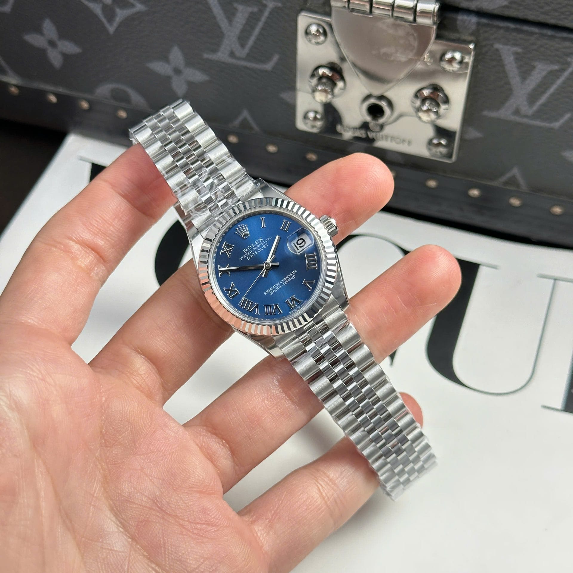 Rolex DateJust Super Clone Watches Dial Blue Jubilee Strap THB Factory 31mm - Image 2