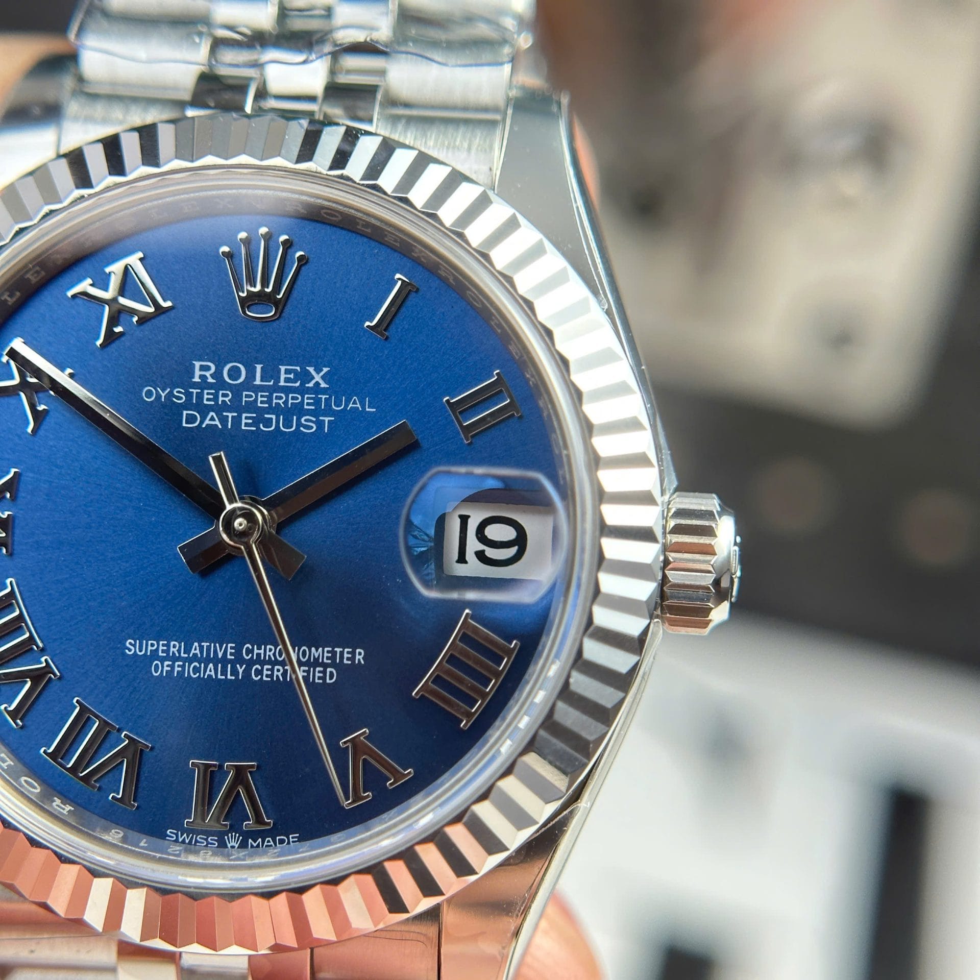 Rolex DateJust Super Clone Watches Dial Blue Jubilee Strap THB Factory 31mm - Image 6