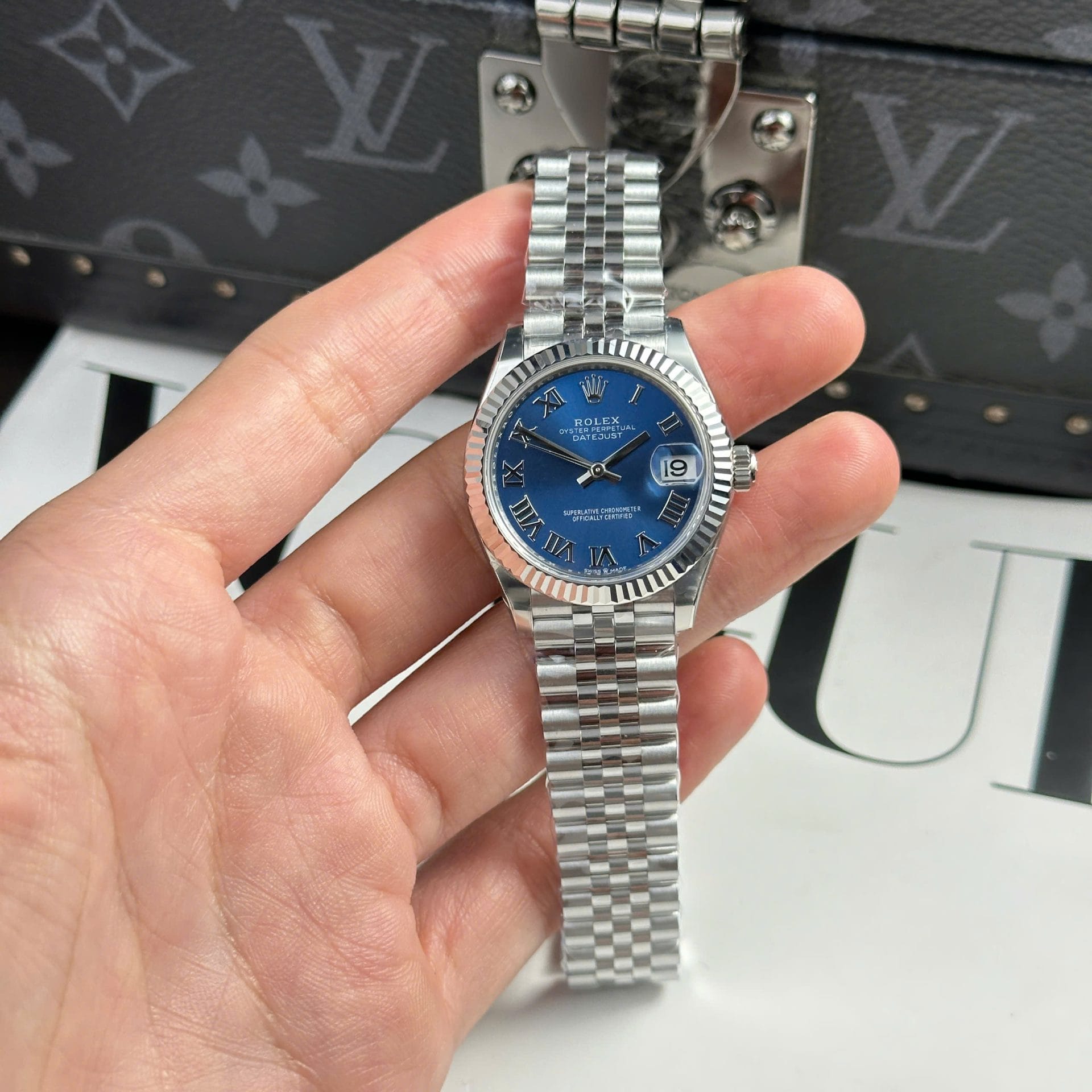 Rolex DateJust Super Clone Watches Dial Blue Jubilee Strap THB Factory 31mm