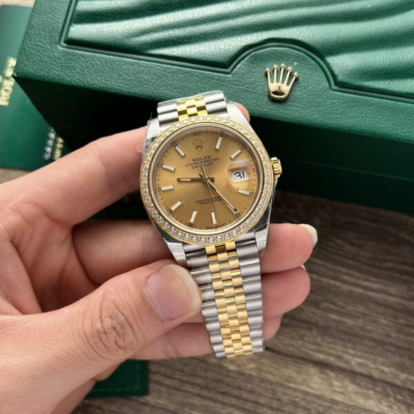 Dong Ho Rolex DateJust Dinh Da Nha May EW 36 41mm 6 1