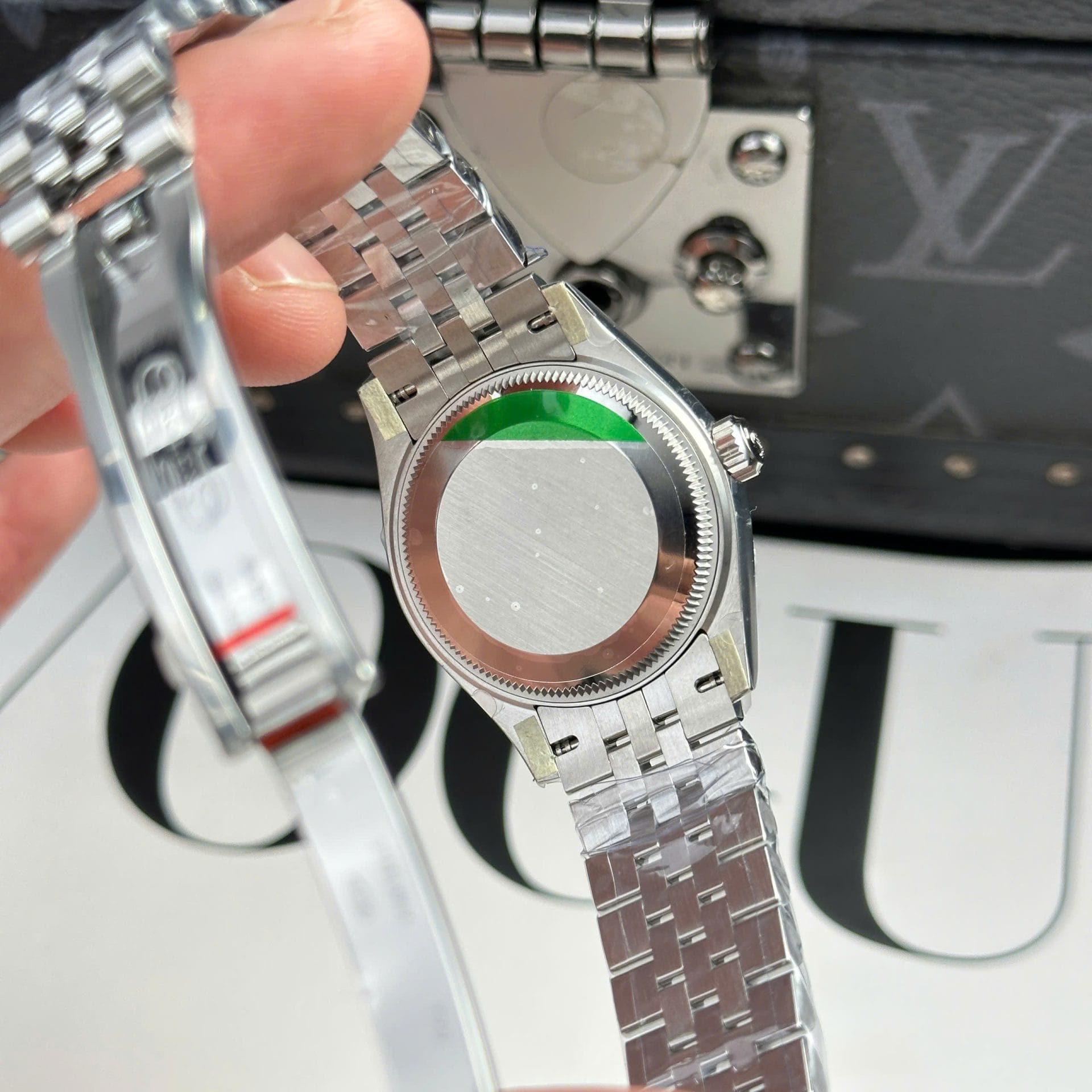 Rolex DateJust Super Clone Watch Dial Pink Jubilee Strap THB Factory 31mm - Image 10