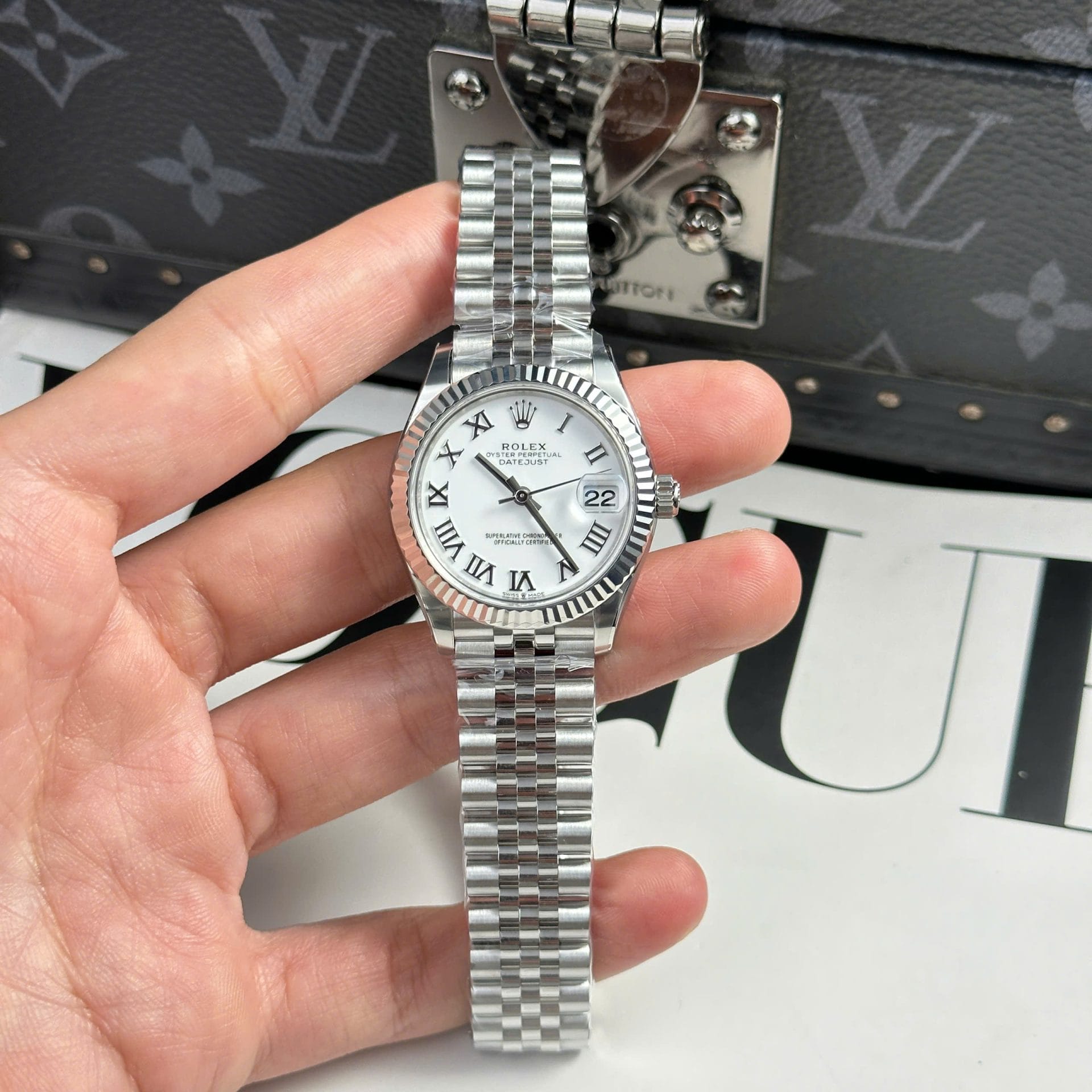Rolex DateJust Super Clone Dial White Jubilee Strap THB Factory 31mm