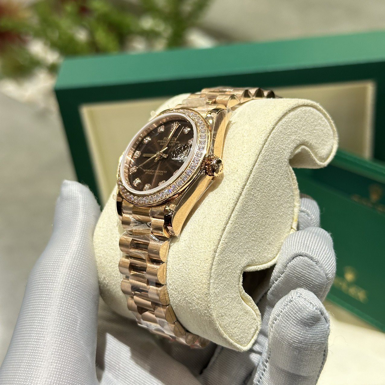 Rolex DateJust Super Clone Chocolate Dial Oyster Strap BP Factory 31mm - Image 3