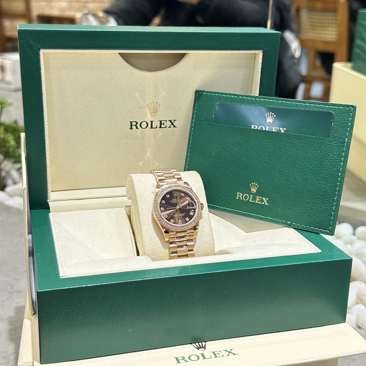 Rolex DateJust Super Clone Chocolate Dial Oyster Strap BP Factory 31mm - Image 5