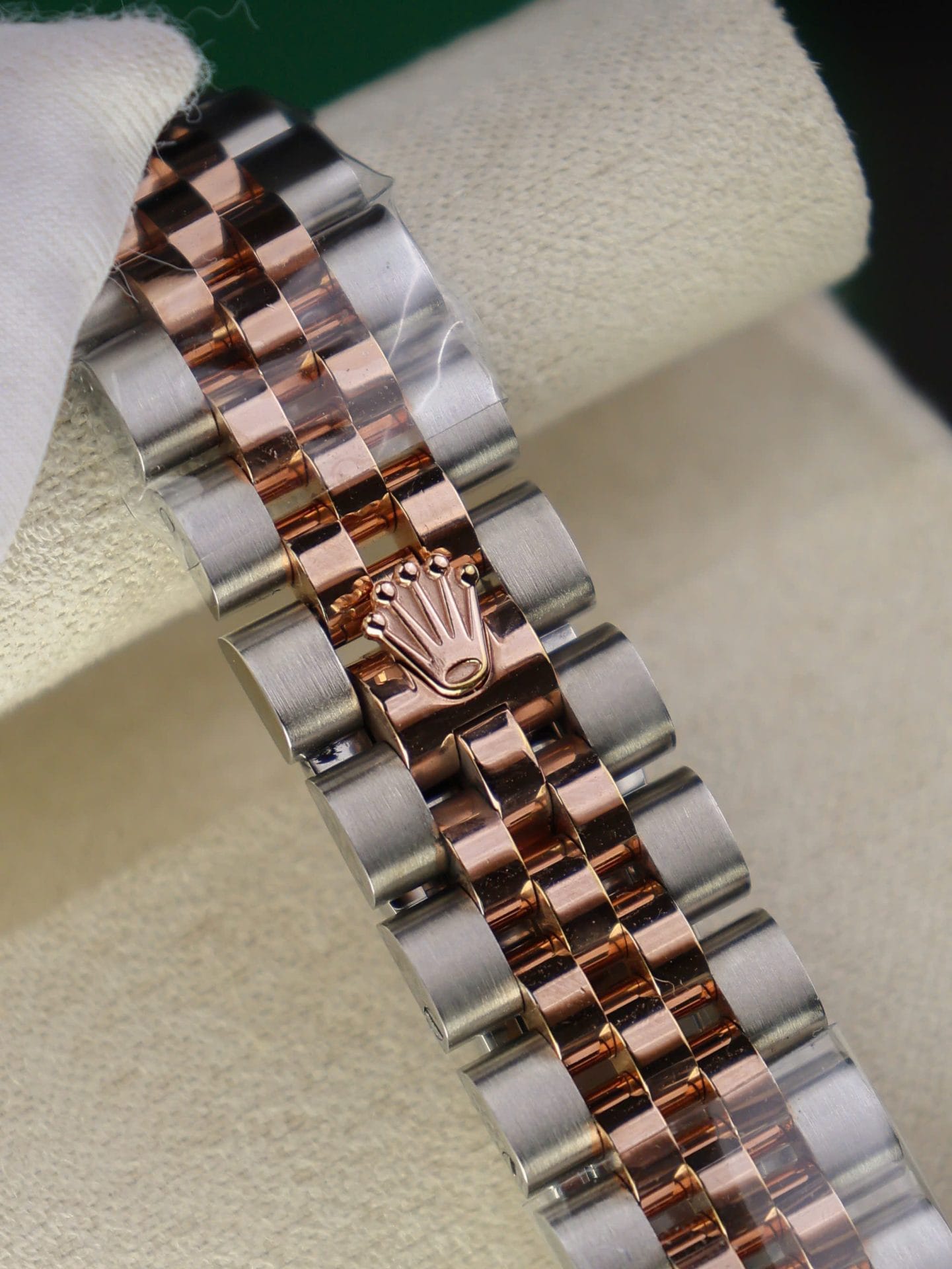 Rolex DateJust Lady Super Clone Watch Custom Gold Wrapped Chocolate Dial GM Factory 28mm - Image 7