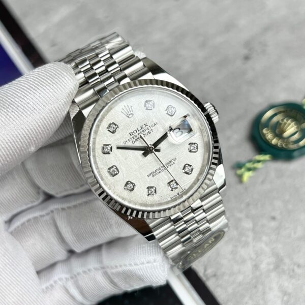 Dong Ho Rolex DateJust Mat Thien Thach Nha May Clean 41mm 2 1