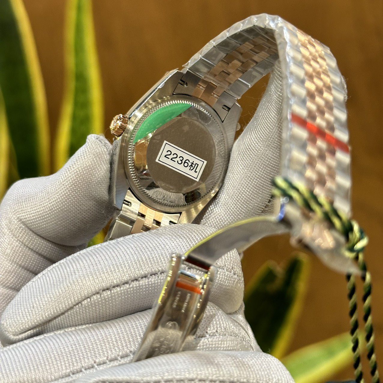 Rolex DateJust Women’s Super Clone With Diamonds Chocolate Dial 31mm - Image 4
