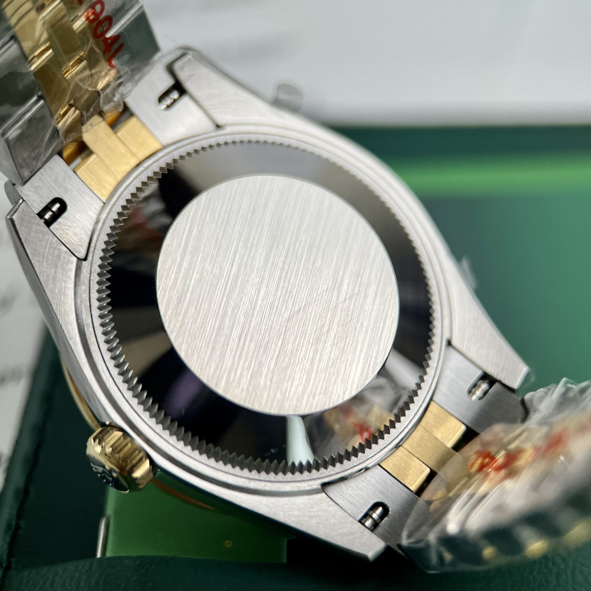Rolex DateJust Women’s Super Clone 1:1 Watch With Stone Bezel 31mm - Image 7