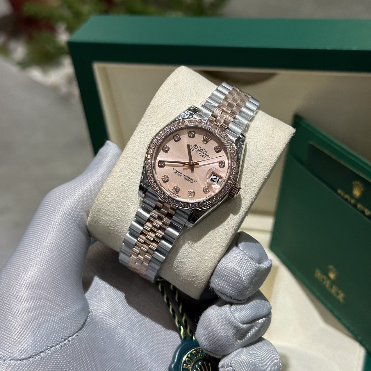 Rolex DateJust Women’s High Quality Super Clone Sunburt Dial Jubilee Strap 31mm