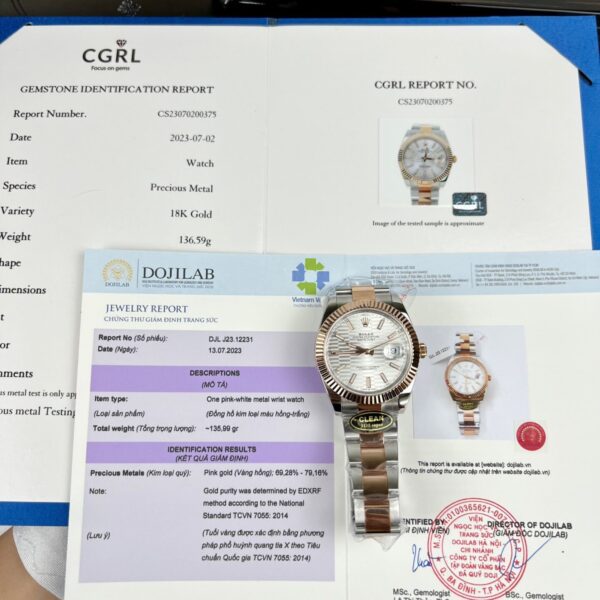 Dong Ho Rolex Datejust 126331 Boc Vang 18k Replica 11 Clean Factory 41mm 2 1