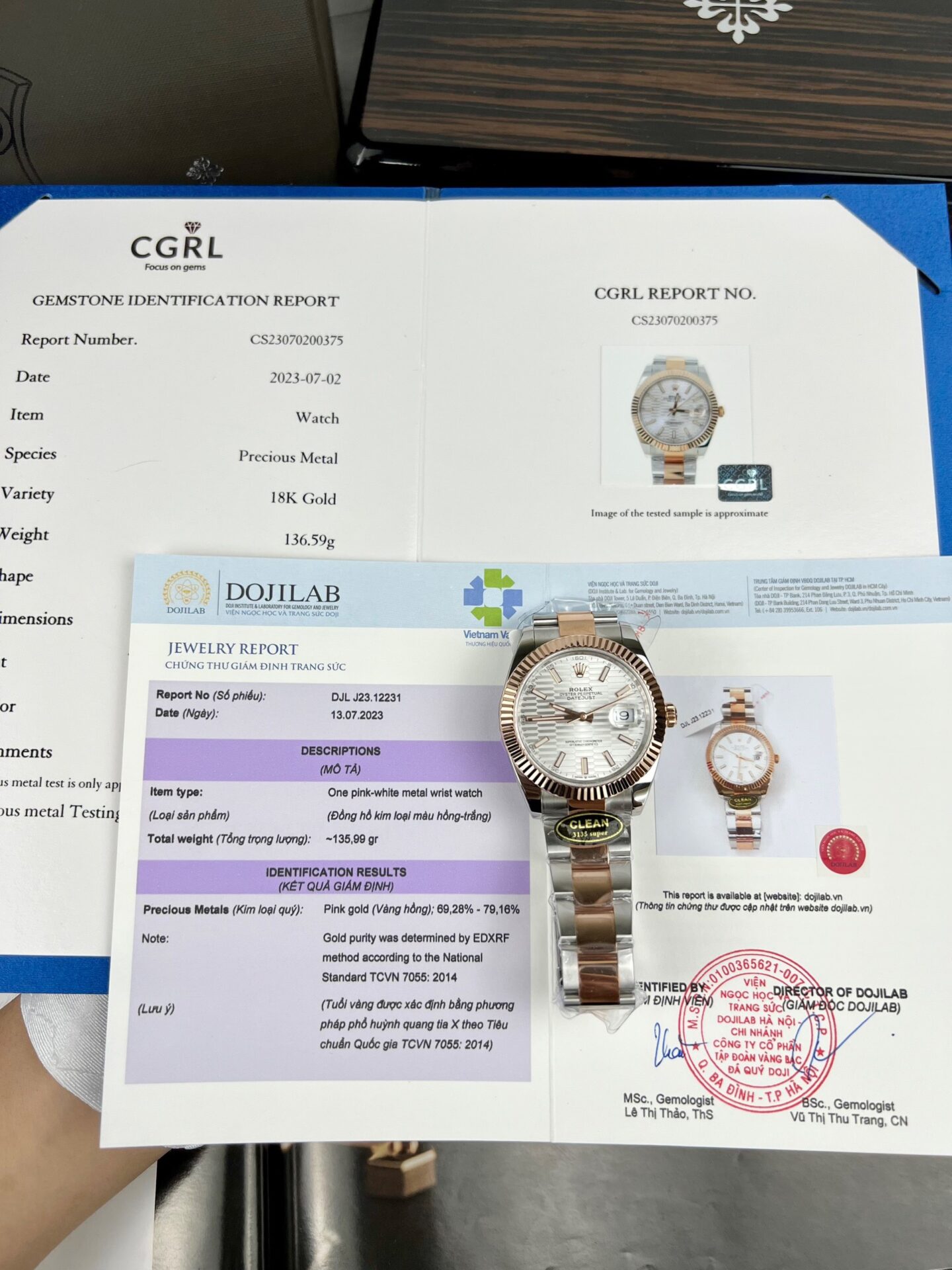 Rolex Datejust 126331 Super Clone Watch Gold Wrapped Oyster Strap Clean Factory 41mm