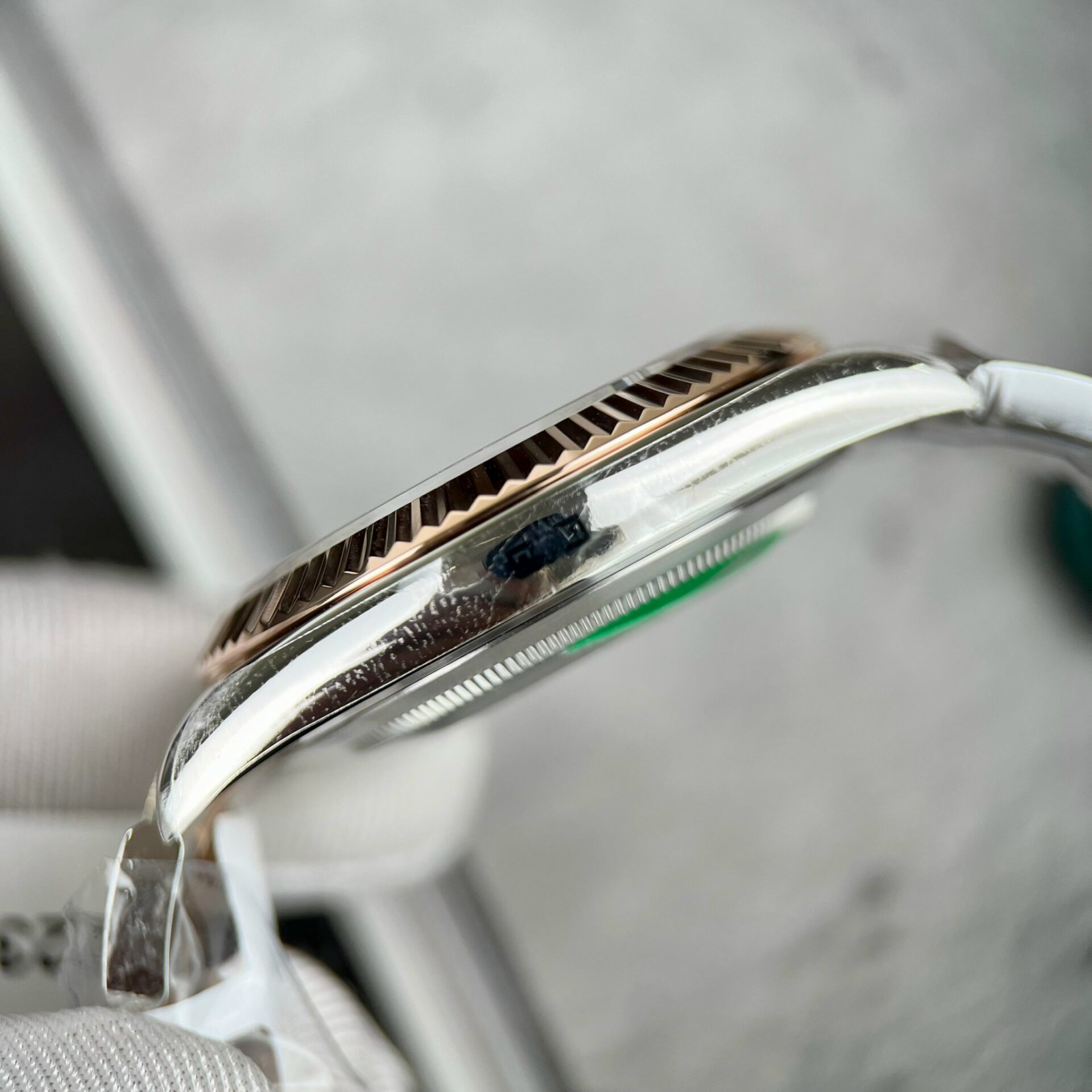 Rolex Datejust 126331 Super Clone Watch Gold Wrapped Oyster Strap Clean Factory 41mm - Image 6