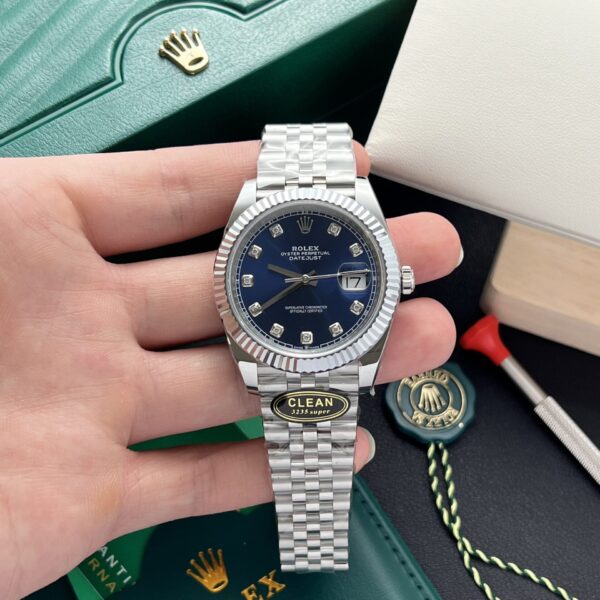 Dong Ho Rolex Datejust 126334 Rep 11 Mat Xanh Blue Clean Factory 41mm 1 scaled 1