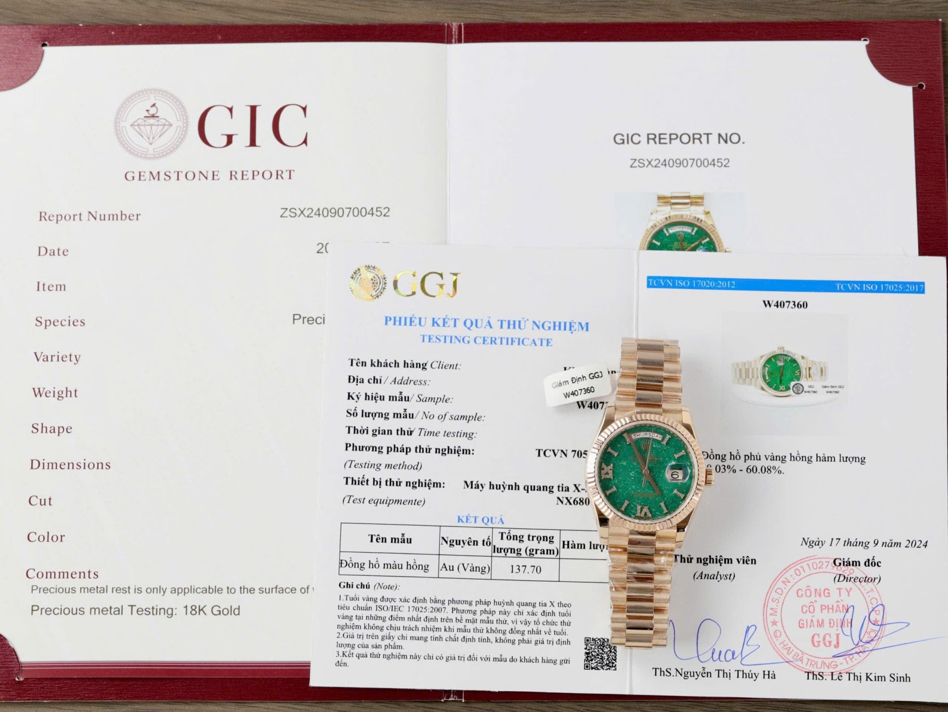 Rolex Day-Date 128235 Dial Aventurine Super Clone Watch Custom Gold Wrapped 36mm