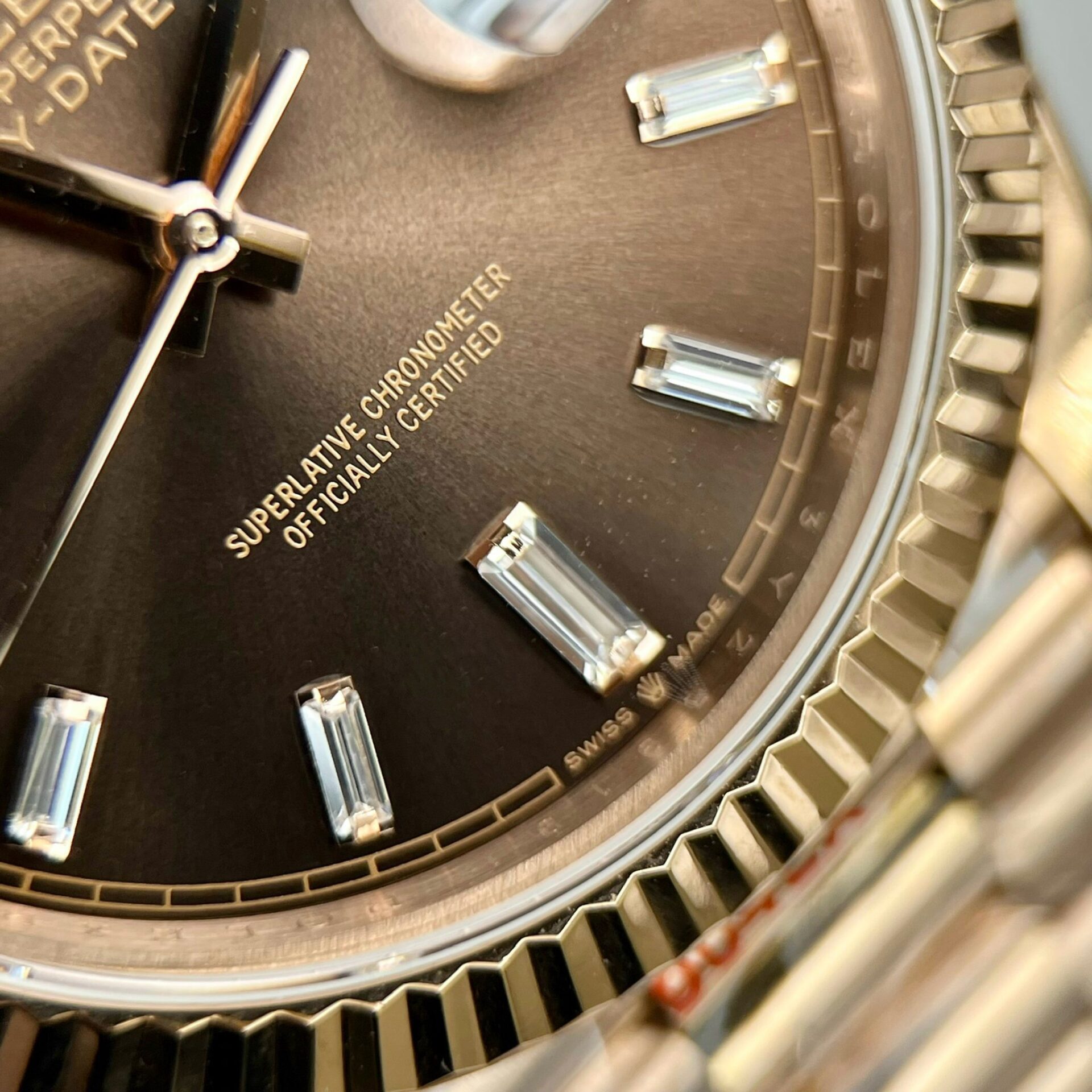 Rolex Day-Date 228235 Super Clone Watch Chocolate Dial GM Factory 40mm - Image 7