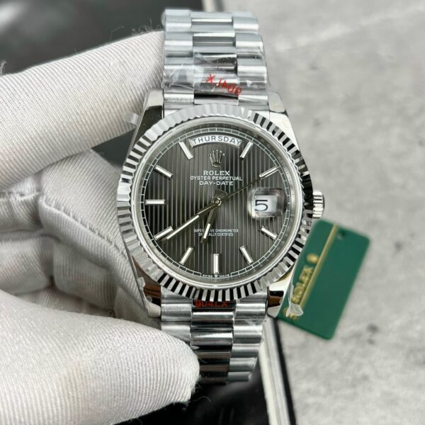 Dong Ho Rolex Day Date 228236 Replica 11 Mat Xam Nha May GM 40mm 2 1