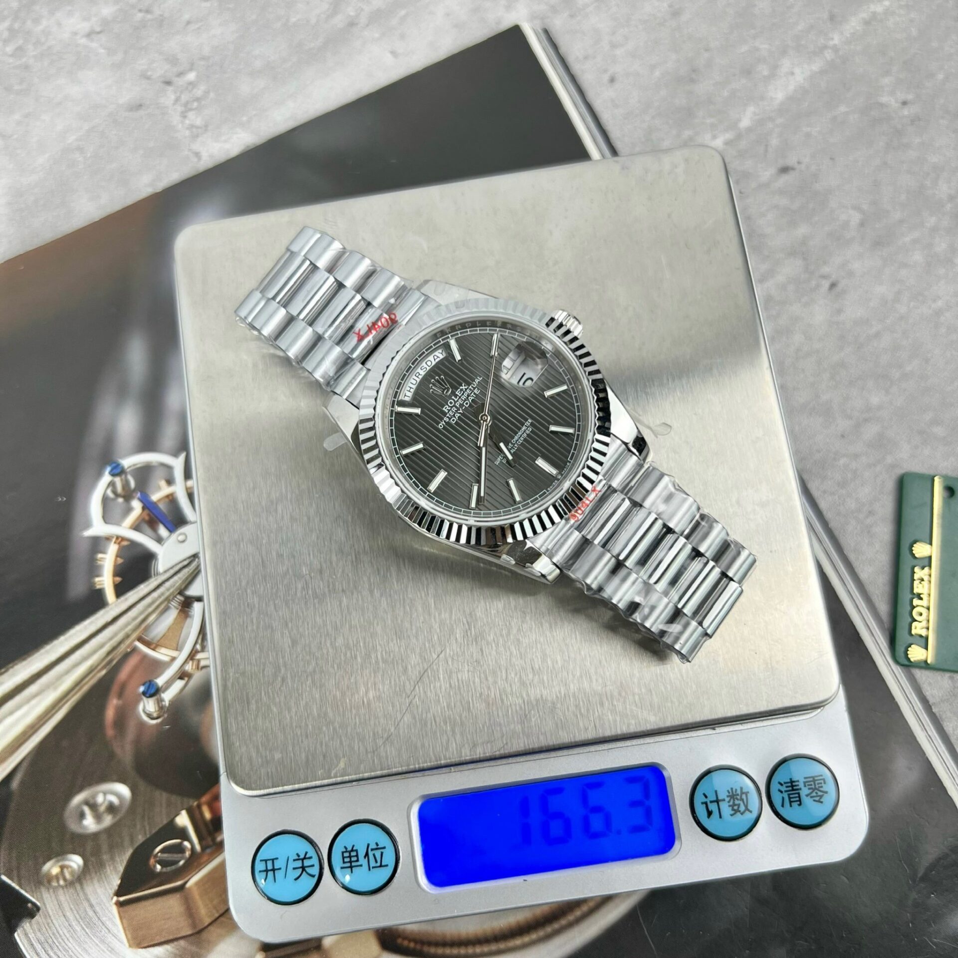 Rolex Day-Date 228236 Super Clone 11 Watch Grey Dial GM Factory 40mm - Image 2