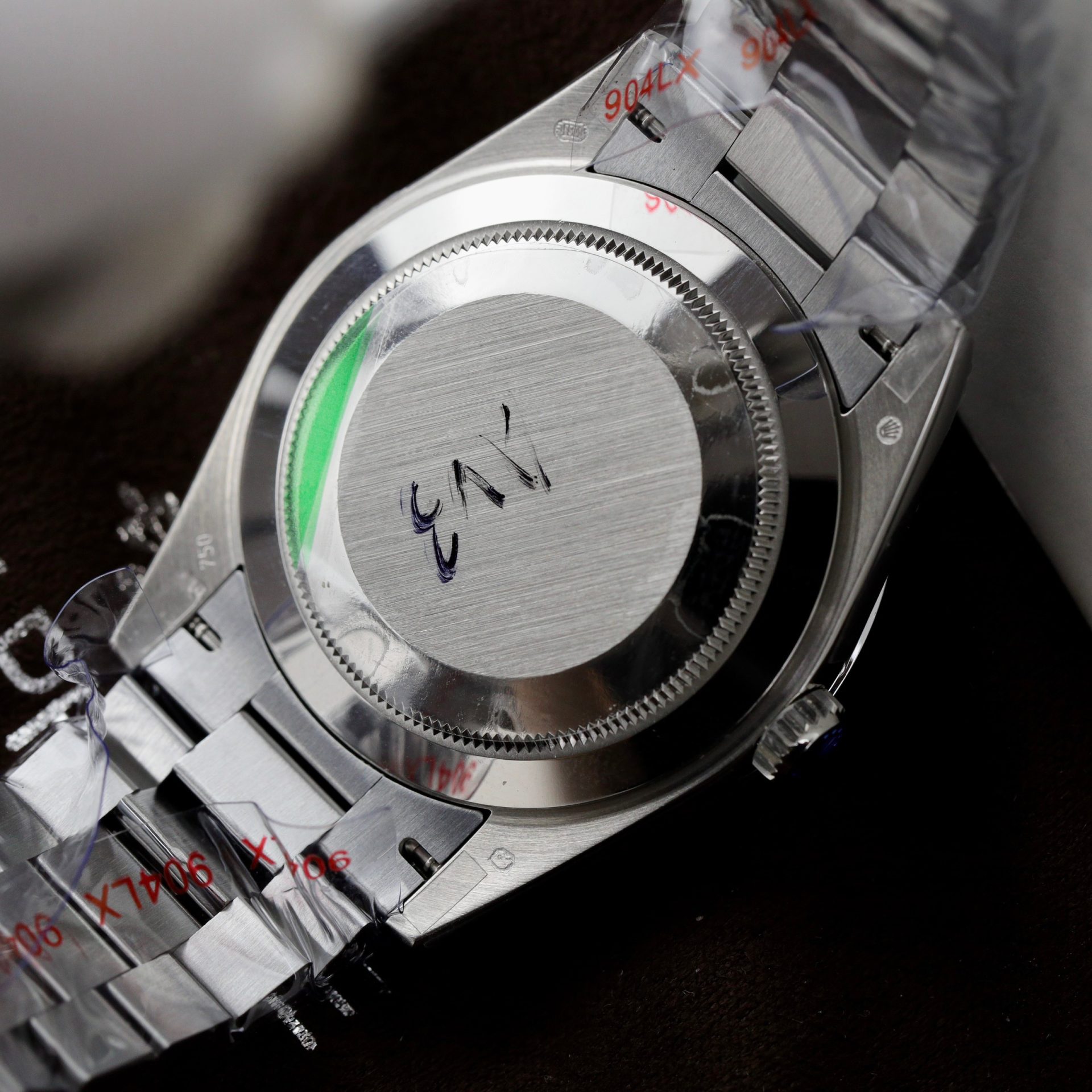 Rolex Super Clone Watch Day-Date Dial Meteorite Number Pile Diamond Moissanite 40mm - Image 9