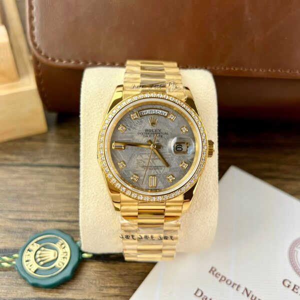Dong Ho Rolex Day Date Replica 11 Mat Thien Thach Dinh Da RA 36mm 4 1