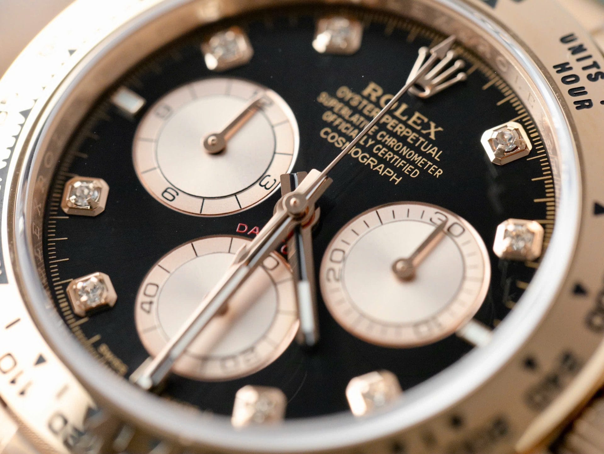 Rolex Daytona 126505 Rose Gold Super Clone Watch Black Dial 40mm - Image 5