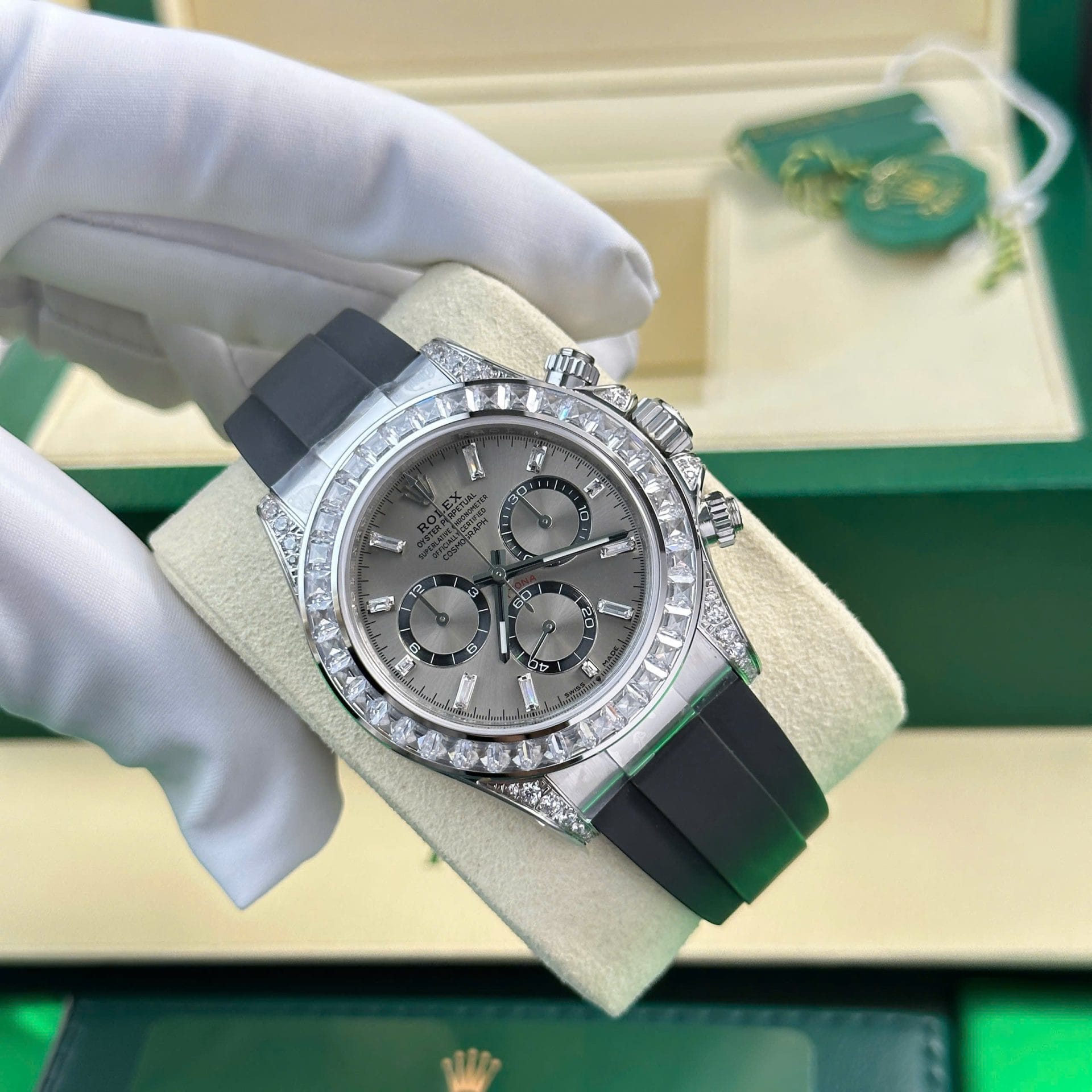 Rolex Daytona 126539TBR Super Clone Watch Dial Gray Sundust 40mm