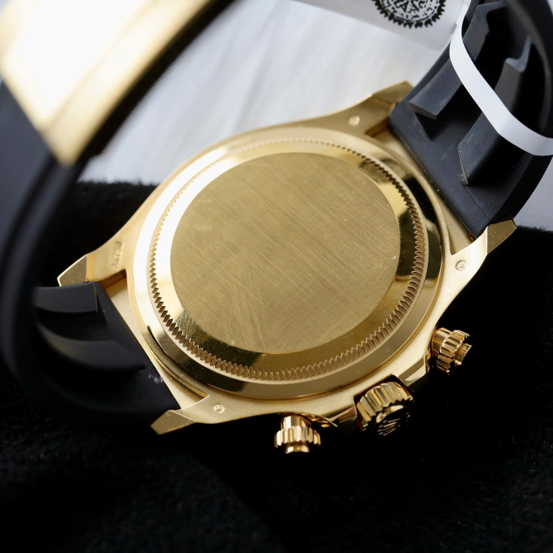 Rolex Daytona Super Clone Watch Custom 18K Gold Wrapped Movement Calibre 4131 40mm - Image 10