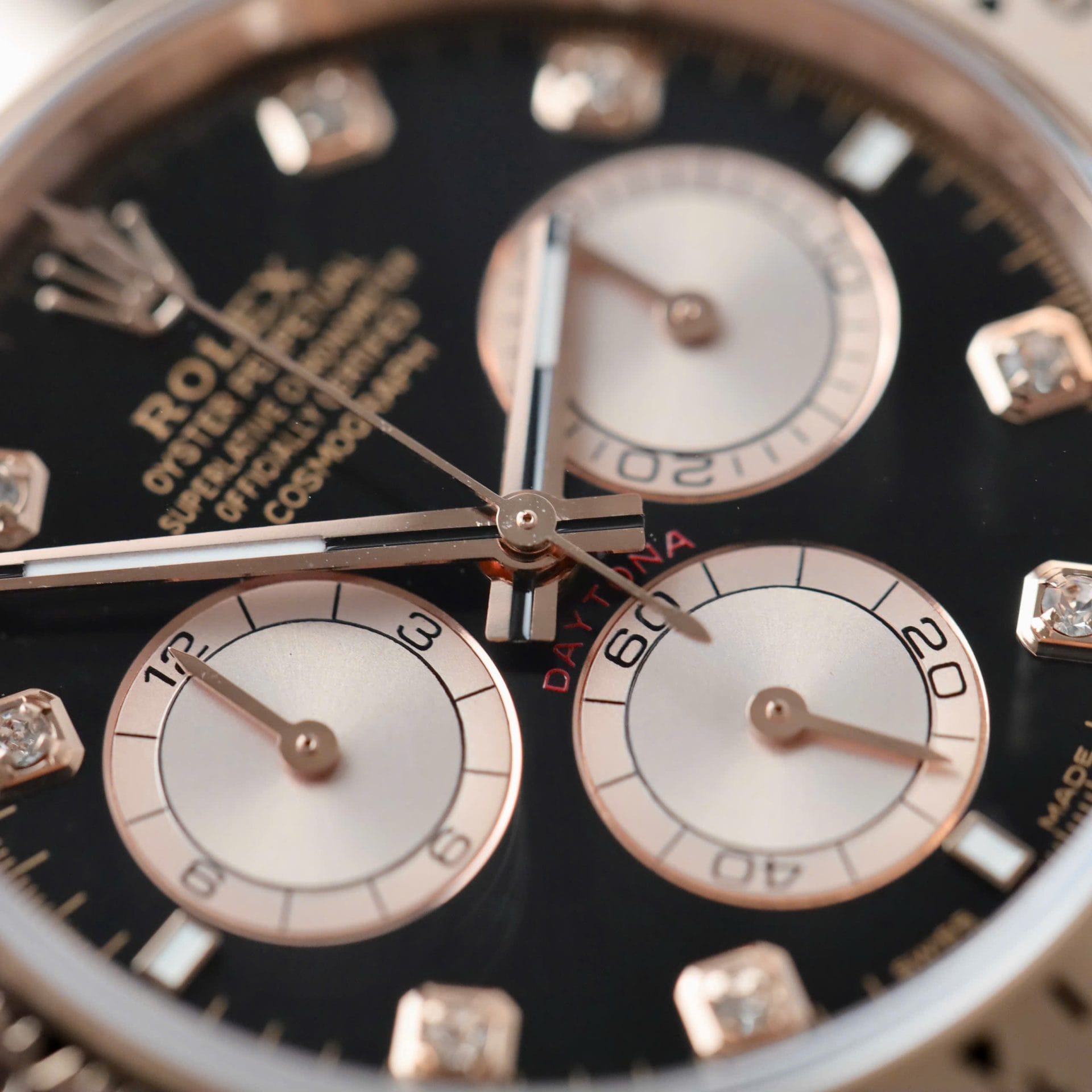 Rolex Daytona Super Clone Watch Custom Gold Wrapped 18K + Movement Calibre 4131 40mm - Image 5