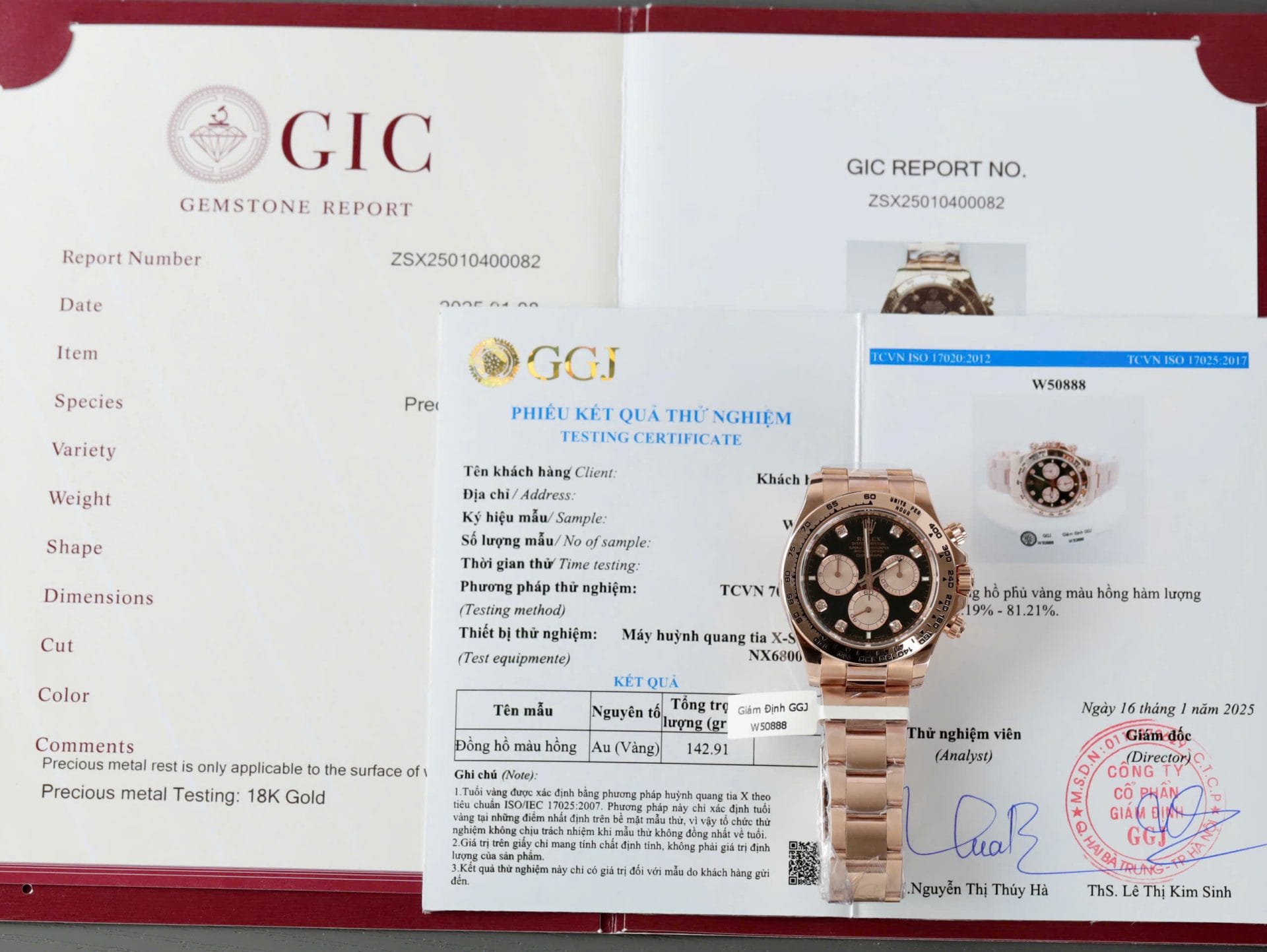 Rolex Daytona Super Clone Watch Custom Gold Wrapped 18K + Movement Calibre 4131 40mm