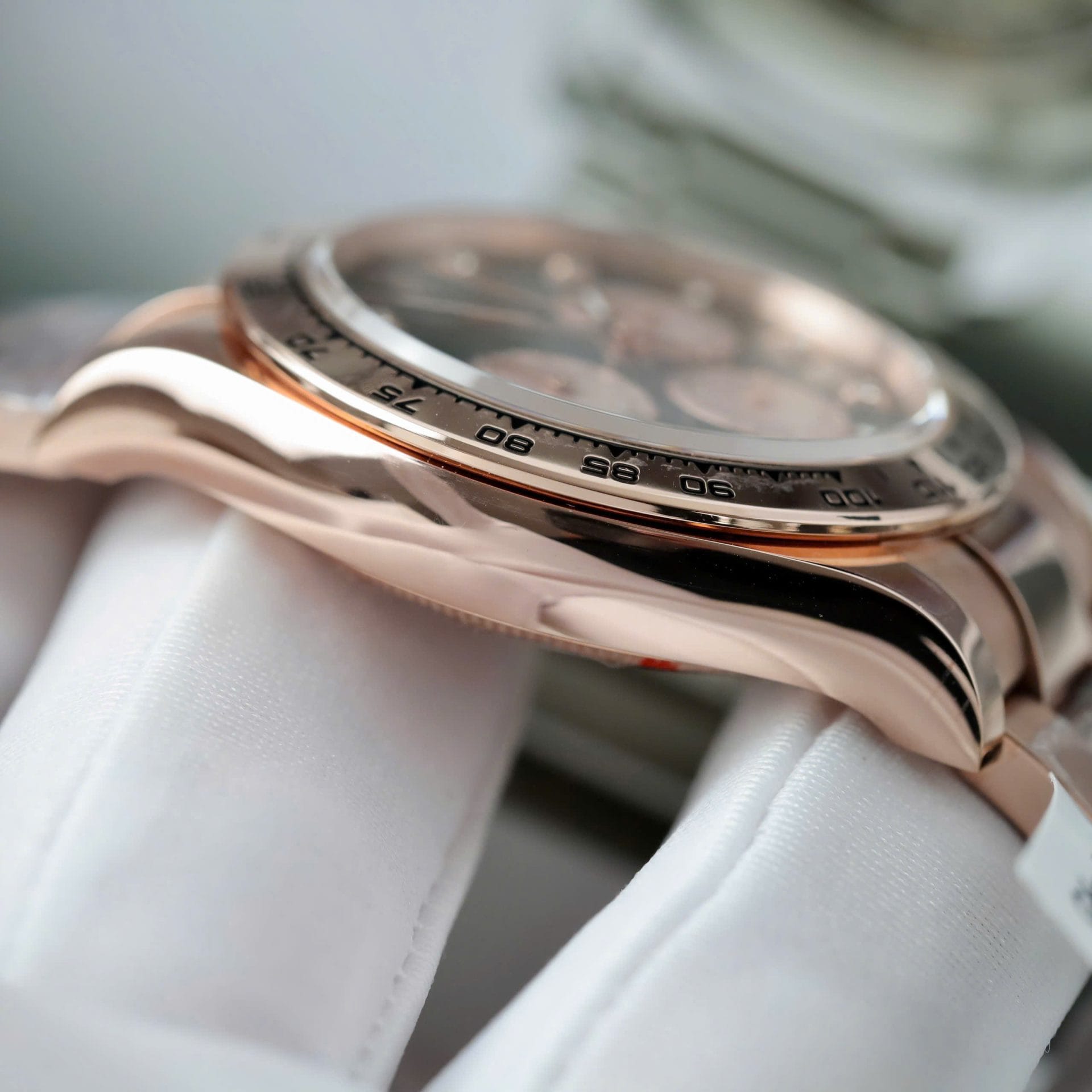 Rolex Daytona Super Clone Watch Custom Gold Wrapped 18K + Movement Calibre 4131 40mm - Image 8