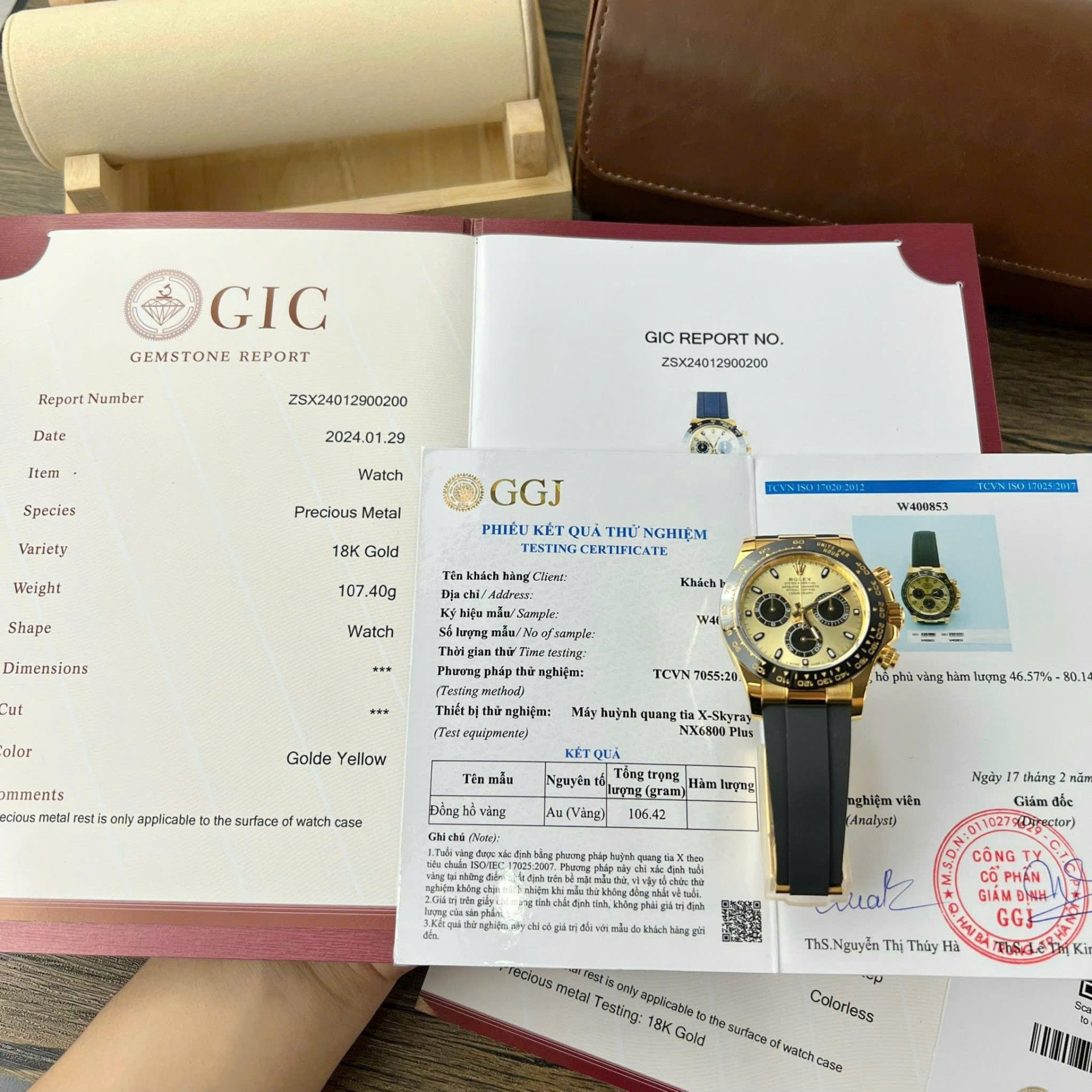 Rolex Daytona Super Clone Watch Gold Wrapped Custom 40mm